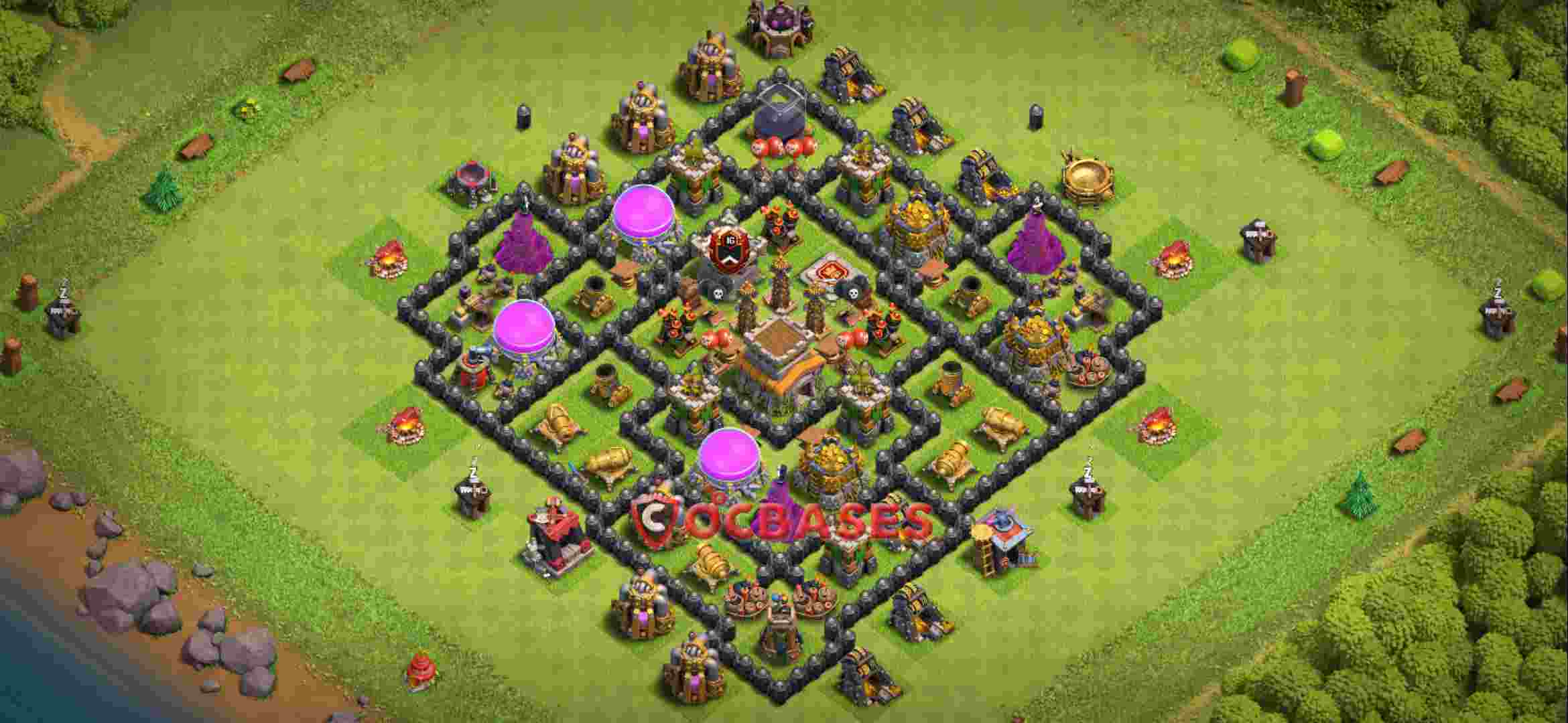 Town Hall 8 Base – Layout id: g9ula base layout