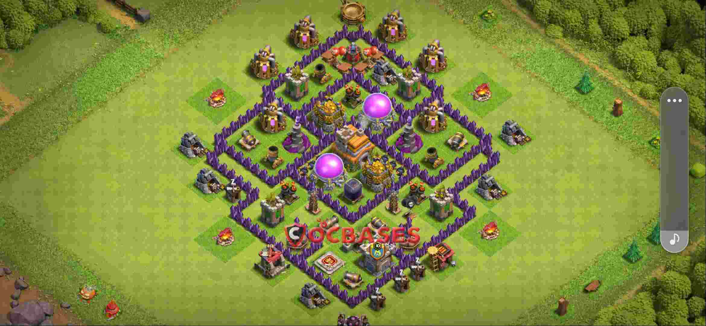Town Hall 7 Base -farming – Layout id: 073np base layout