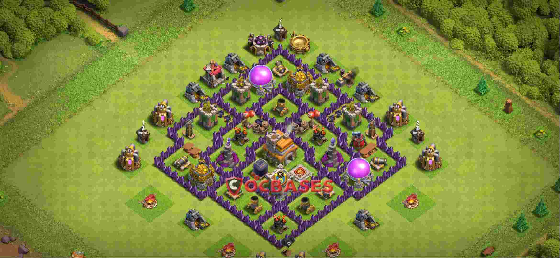 Town Hall 7 Base -farming – Layout id: 298xf base layout