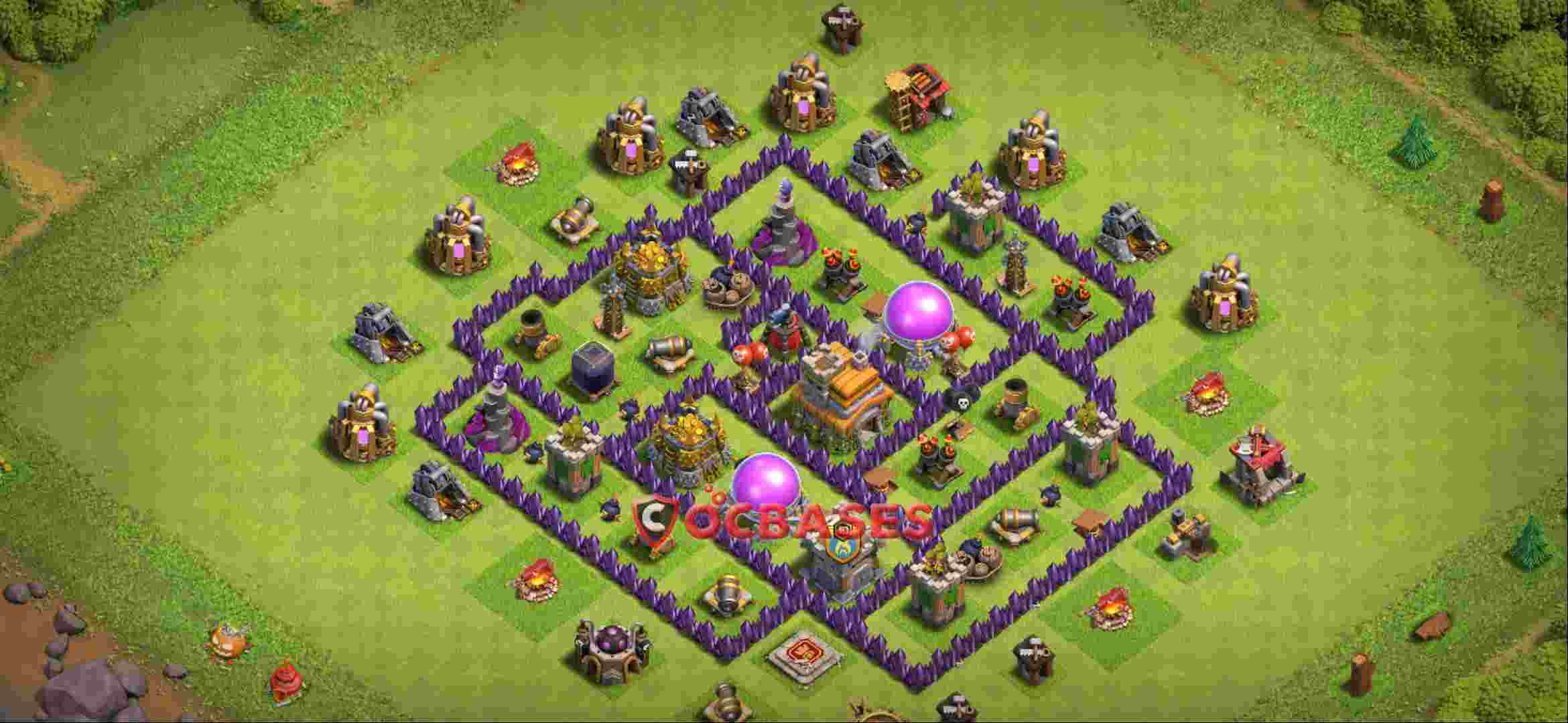Town Hall 7 Base -farming – Layout id: umsg4 base layout