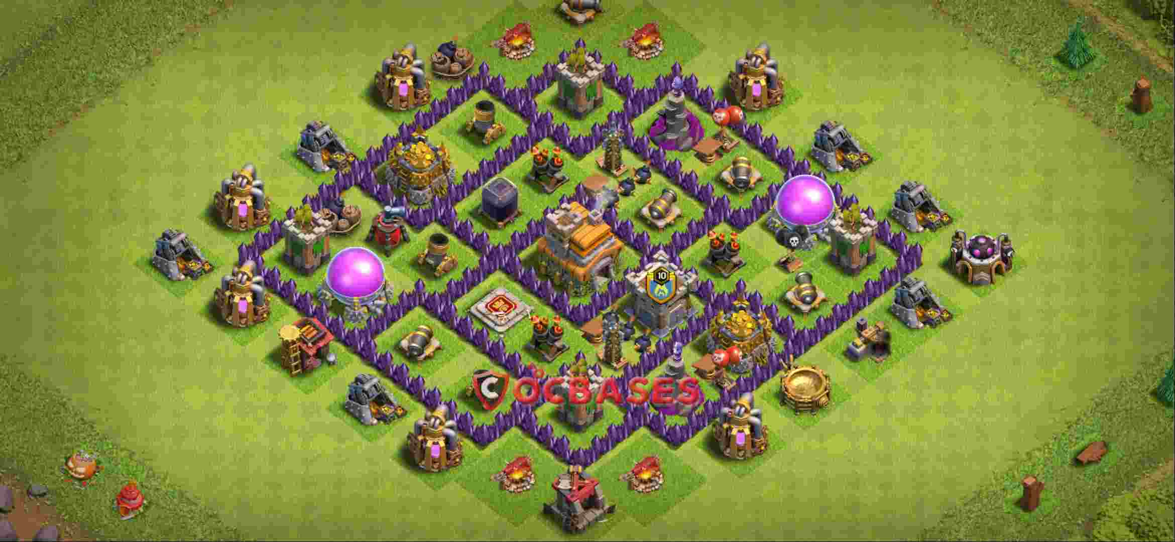 Town Hall 7 Base -farming – Layout id: 9v1bh base layout