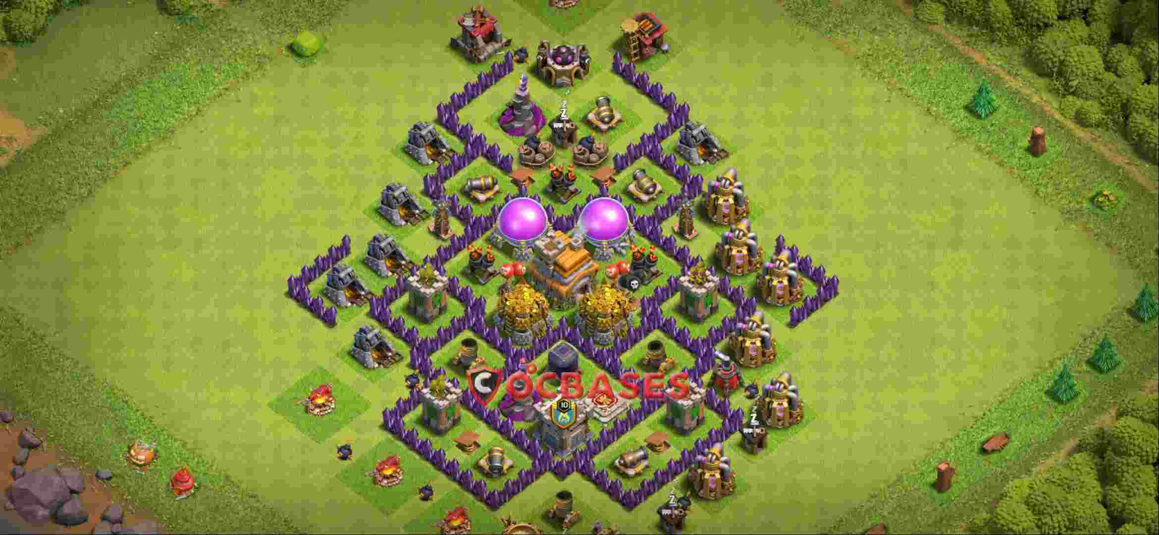 Town Hall 7 Base -farming – Layout id: y3wbh base layout