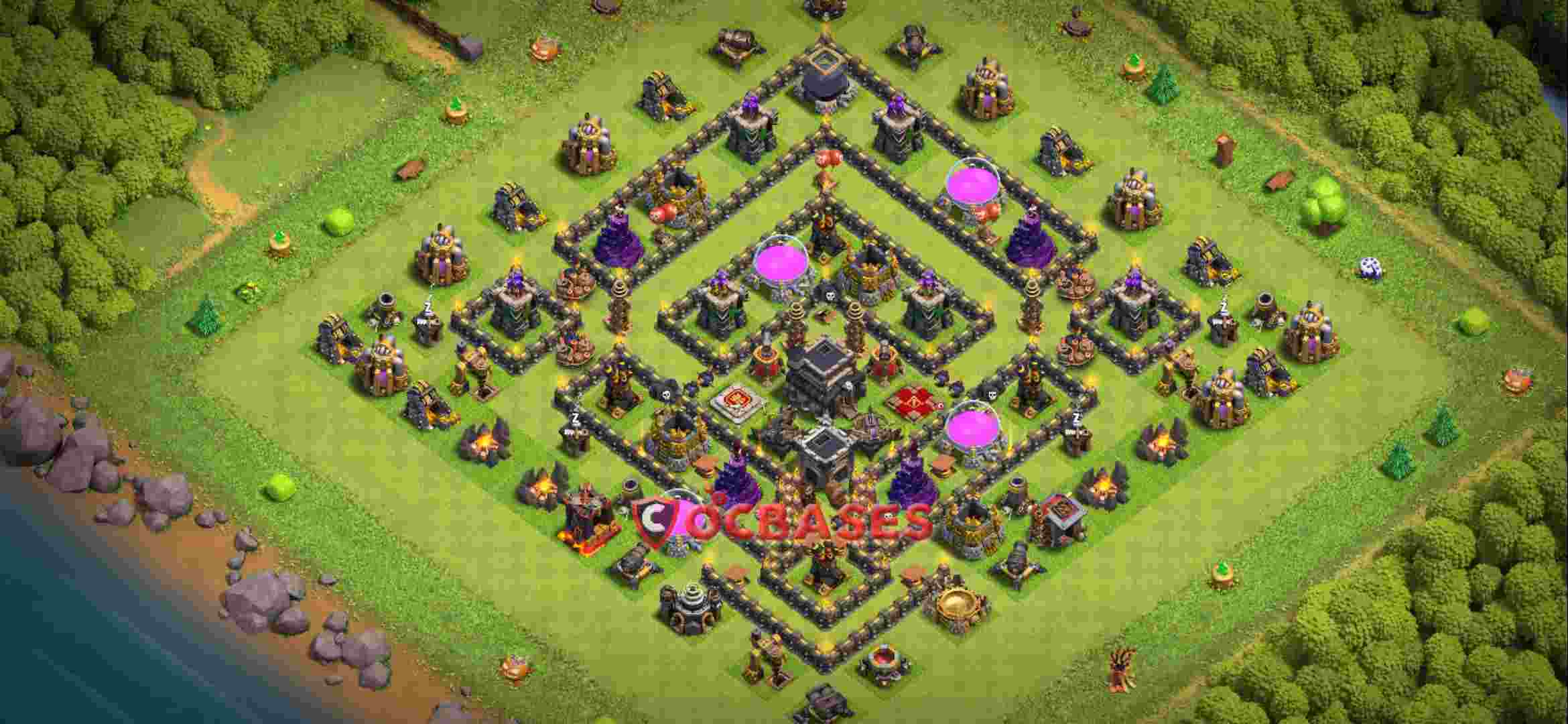 Town Hall 9 Base -farming – Layout id: uo0ik base layout