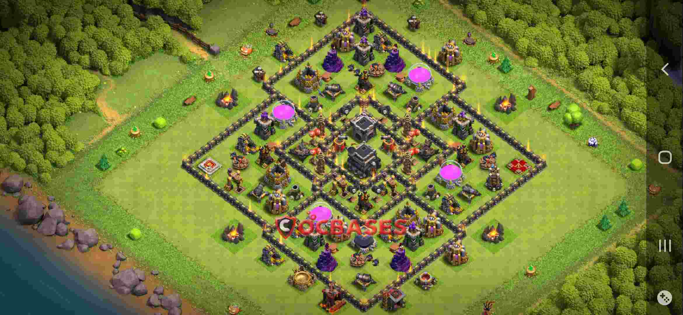 Town Hall 9 Base -farming – Layout id: s4plx base layout