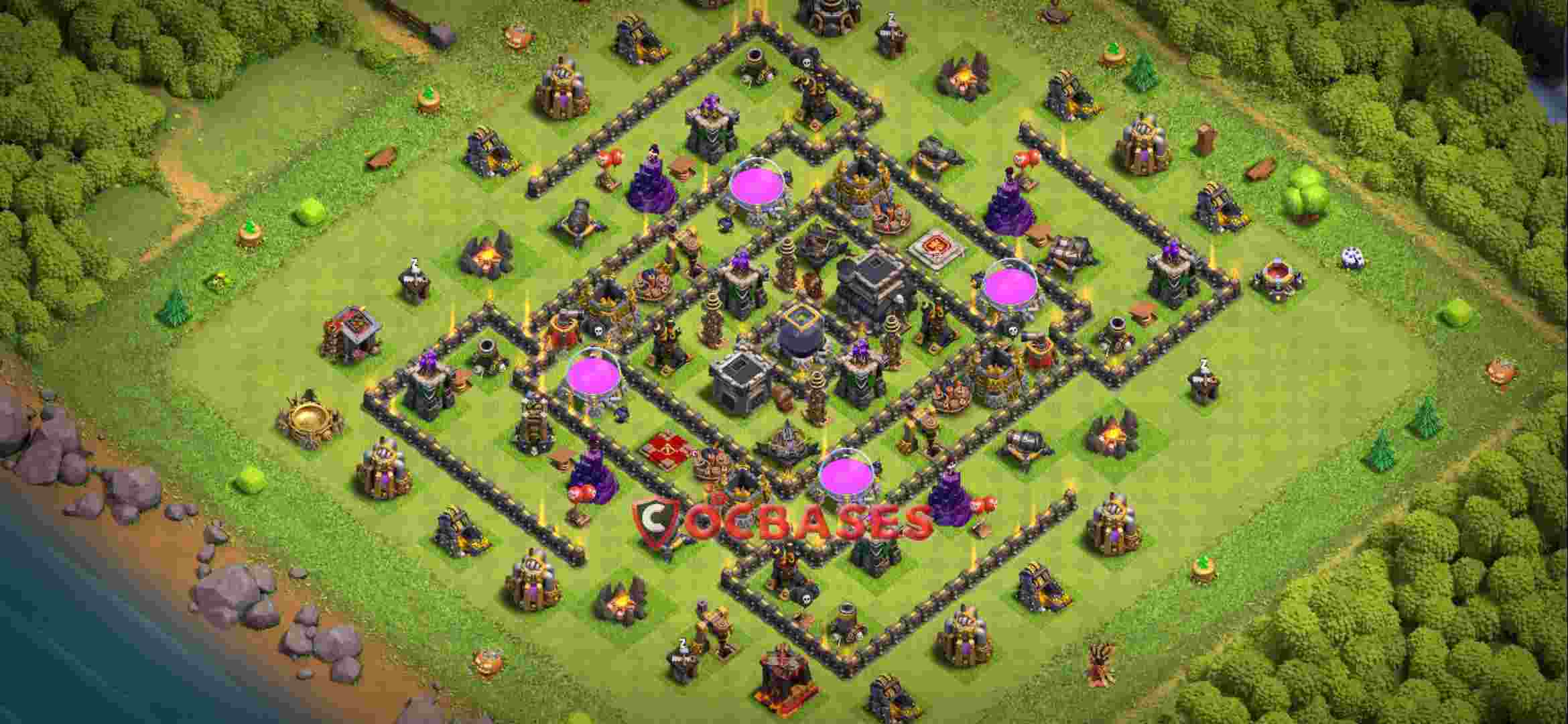 Town Hall 9 Base -farming – Layout id: 5stm6 base layout