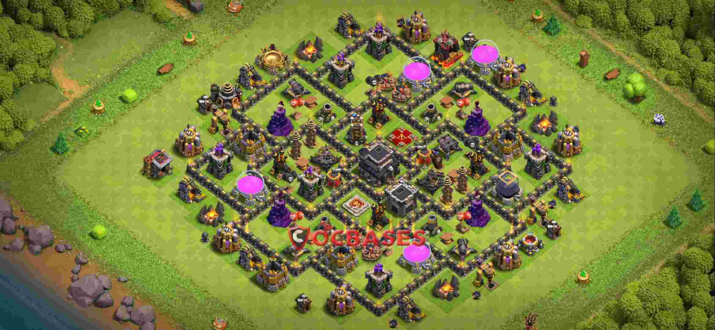 Town Hall 9 Base -farming – Layout id: w15kt base layout