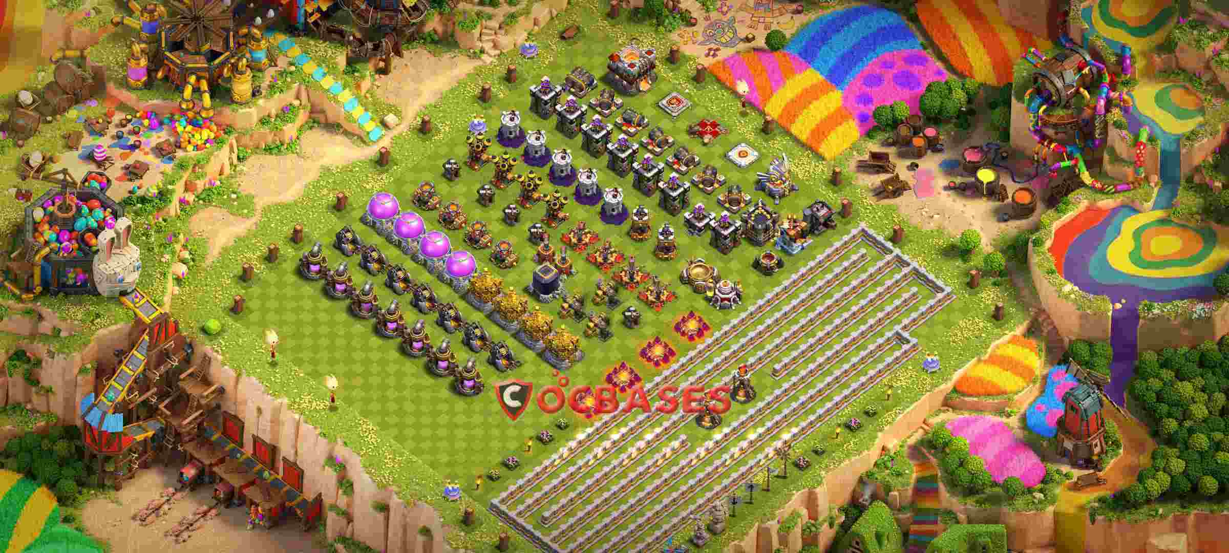 Town Hall 11 Base -fun – Layout id: e93km base layout, image 2