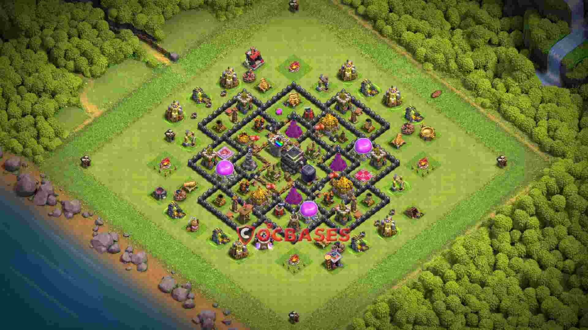 Town Hall 9 Base -war – Layout id: jt05g base layout