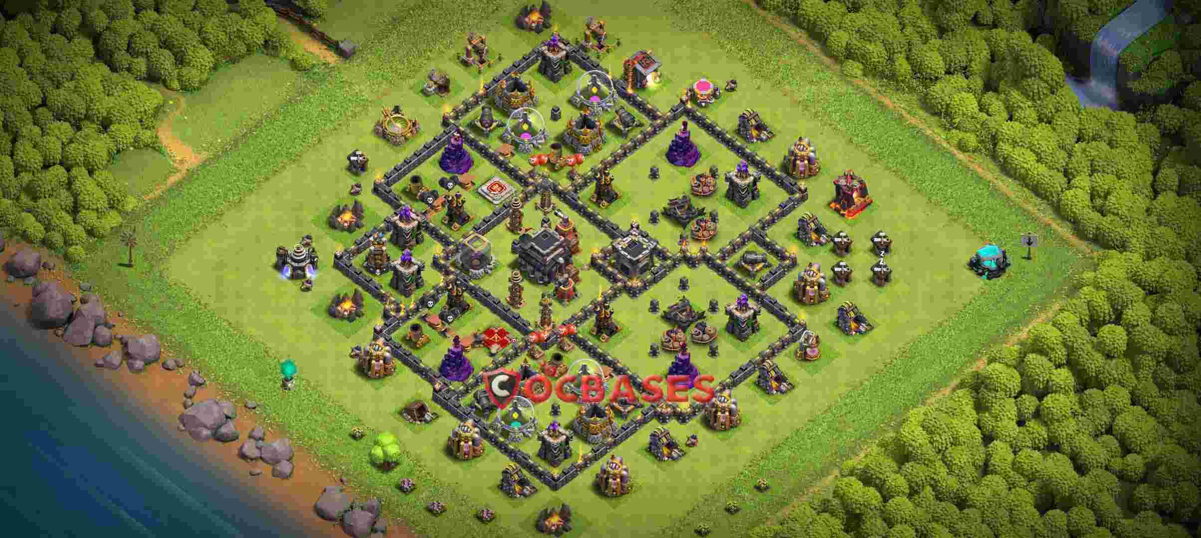 Town Hall 9 Base -farming – Layout id: 6qztn base layout