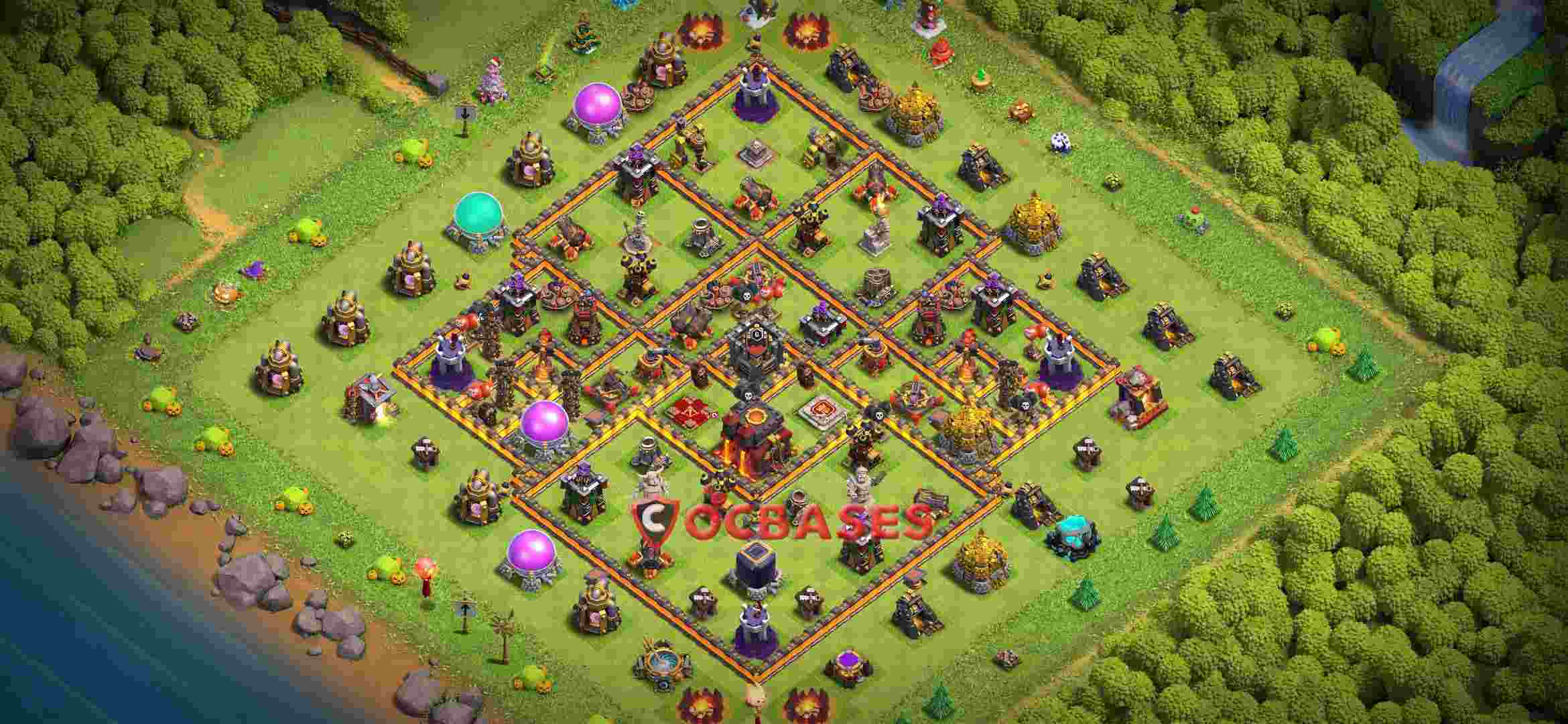 Town Hall 10 Base -fun – Layout id: xpsa1 base layout