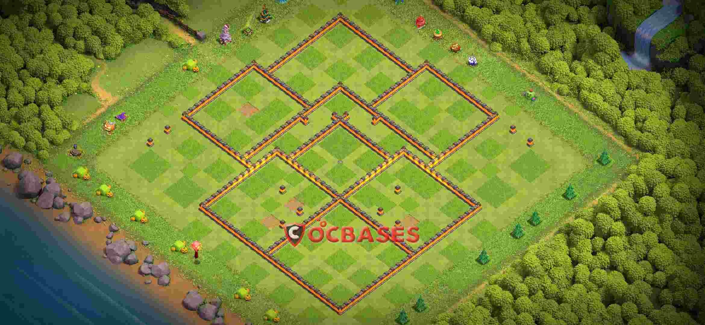 Town Hall 10 Base -fun – Layout id: n6eqt base layout, image 2