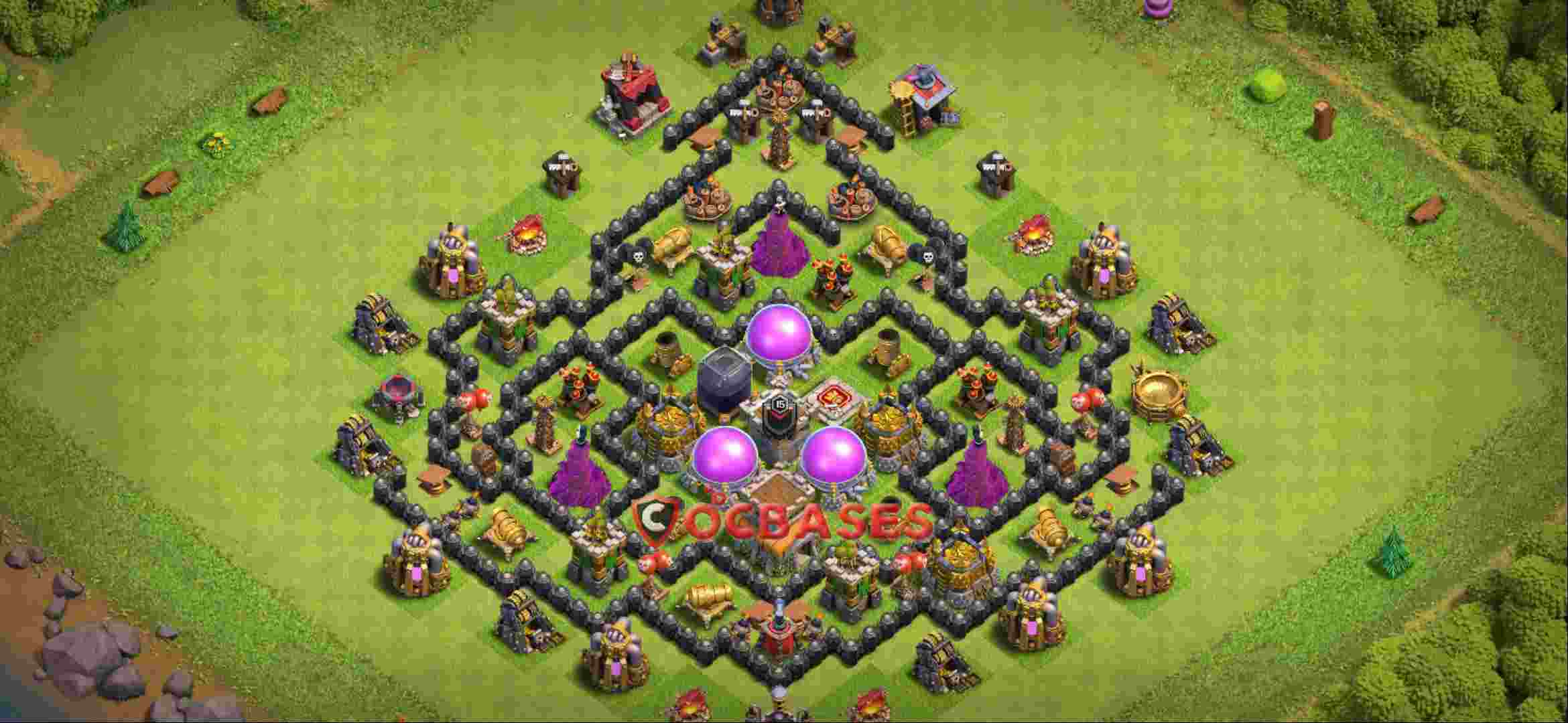 Town Hall 8 Base -farming – Layout id: qo83s base layout