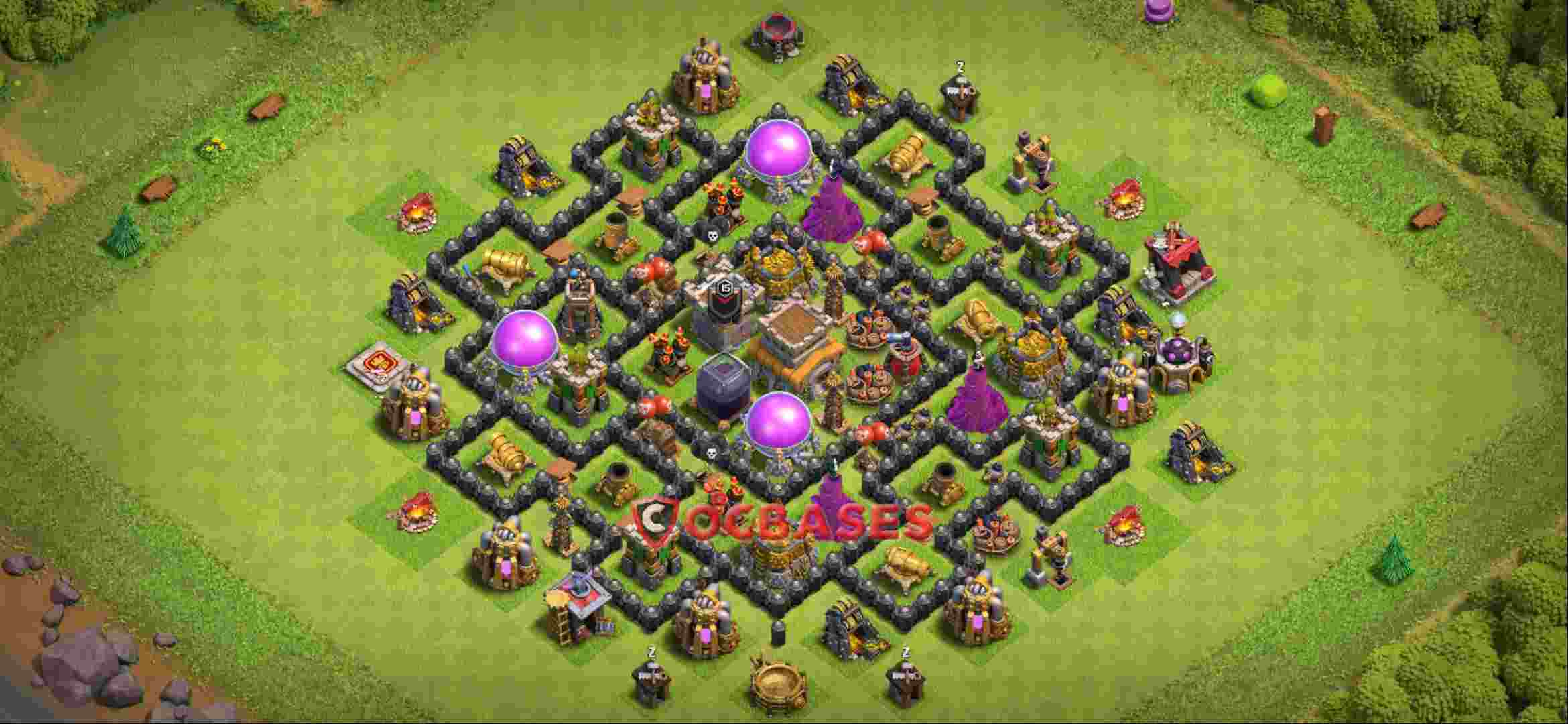 Town Hall 8 Base -farming – Layout id: velq4 base layout