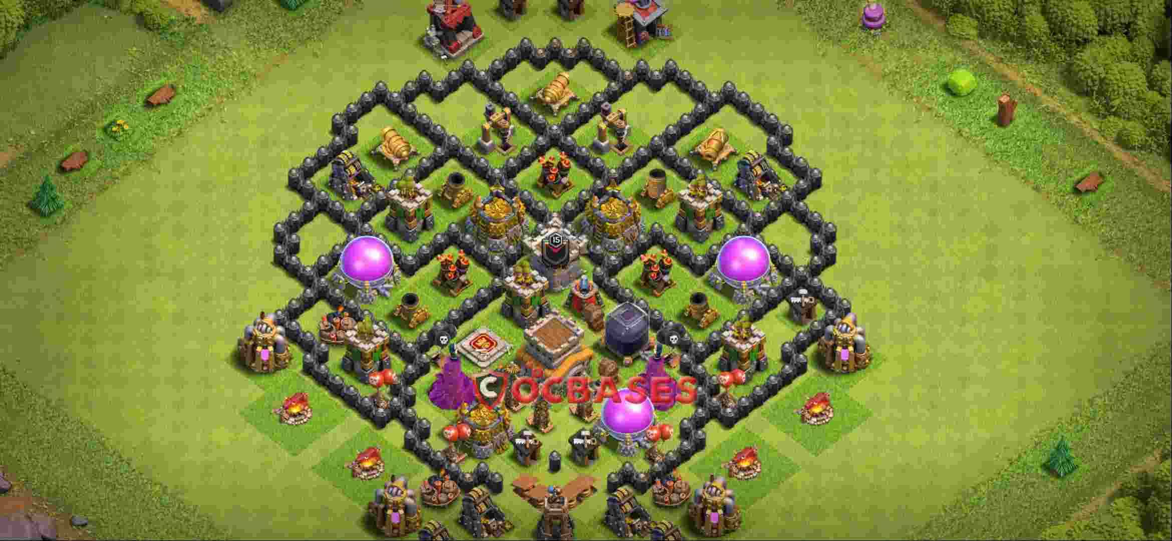 Town Hall 8 Base -farming – Layout id: 4sya1 base layout