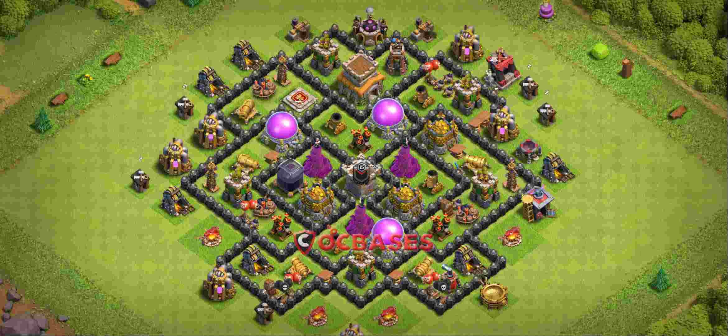 Town Hall 8 Base -farming – Layout id: lbc58 base layout