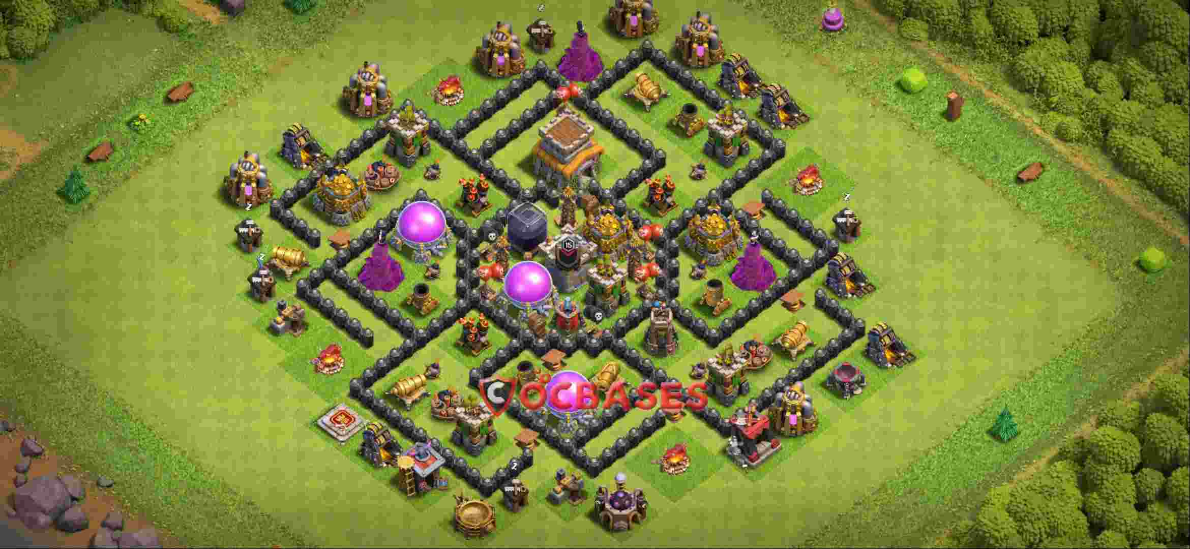 Town Hall 8 Base -farming – Layout id: gqiiu base layout