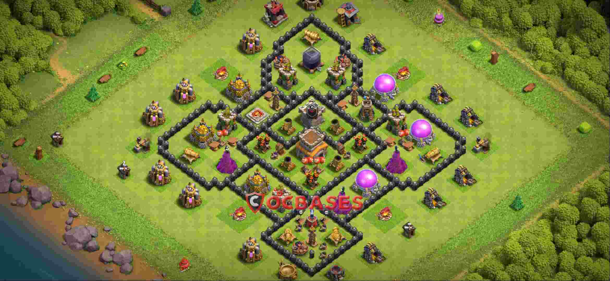 Town Hall 8 Base -farming – Layout id: hzkz6 base layout