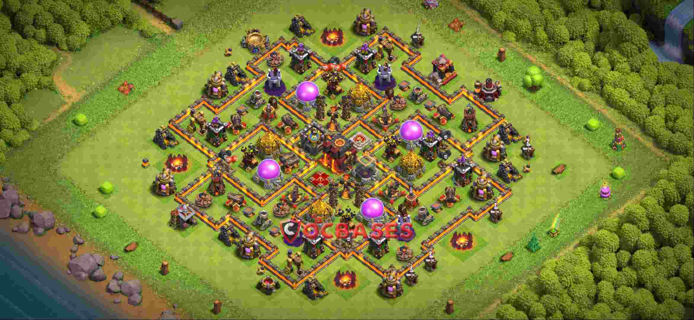 Town Hall 10 Base -farming – Layout id: 5wbl5 base layout