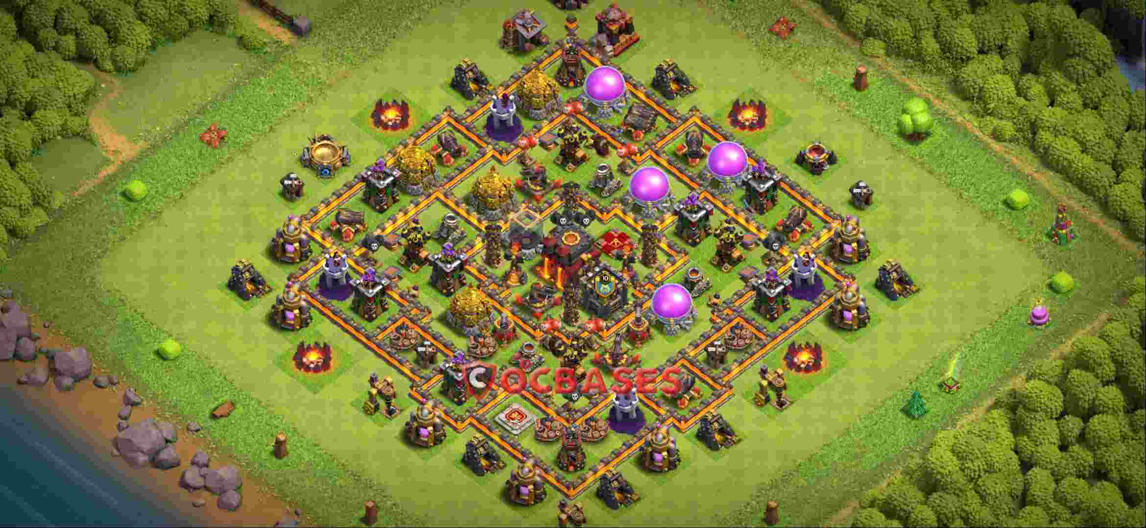 Town Hall 10 Base -farming – Layout id: 8hle7 base layout