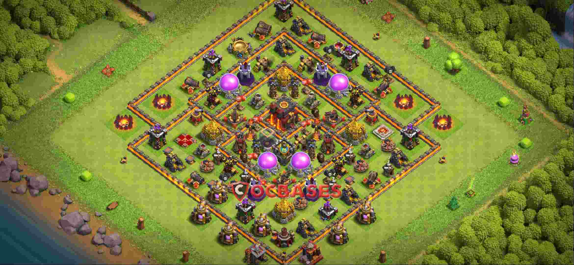 Town Hall 10 Base -farming – Layout id: nllgc base layout