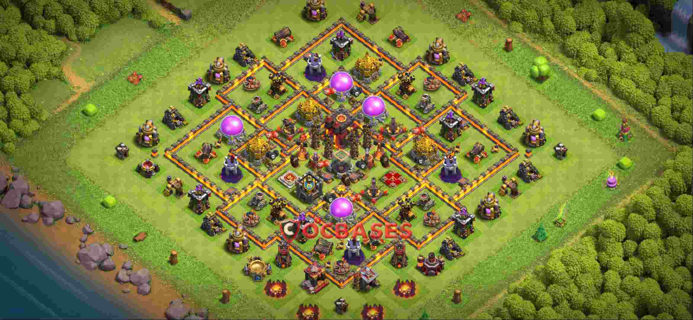 Town Hall 10 Base -farming – Layout id: hr9wx base layout