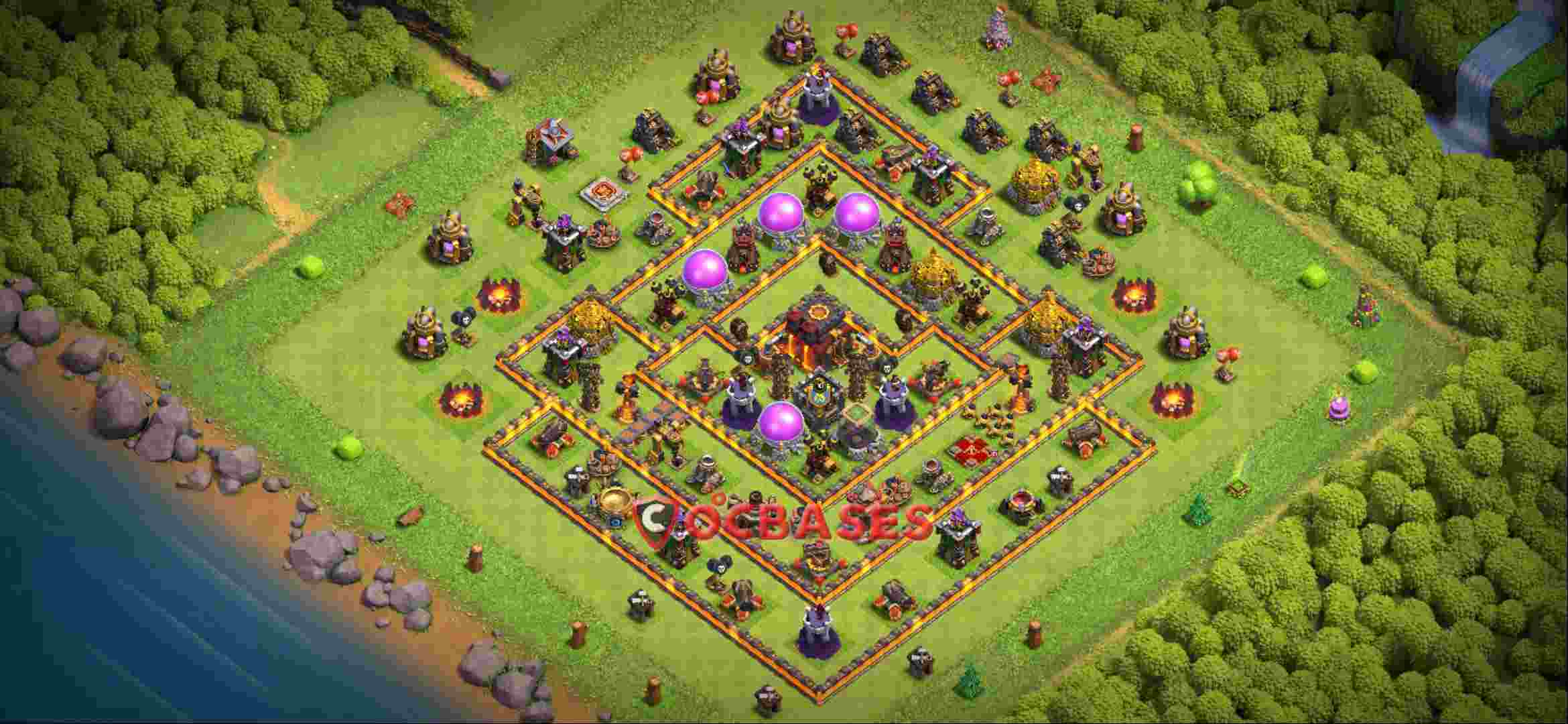 Town Hall 10 Base -farming – Layout id: x5bhr base layout