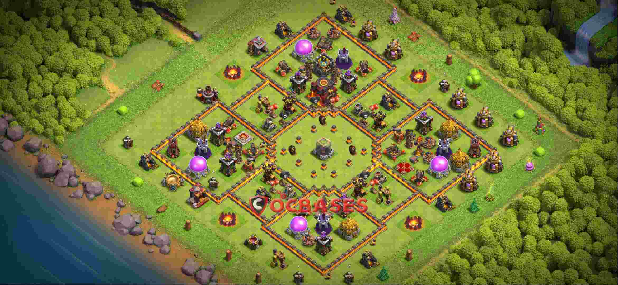 Town Hall 10 Base -farming – Layout id: syxwg base layout