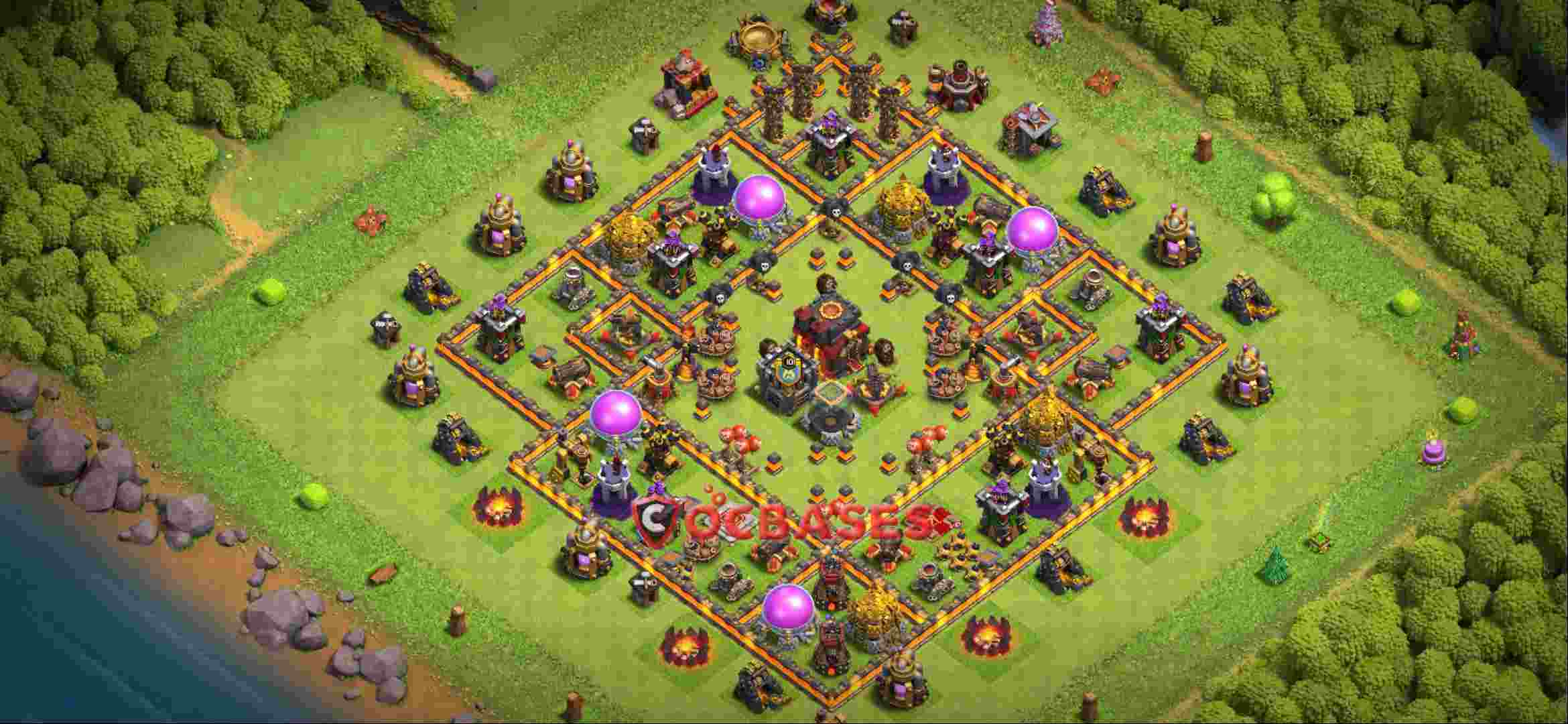 Town Hall 10 Base -farming – Layout id: c59a0 base layout