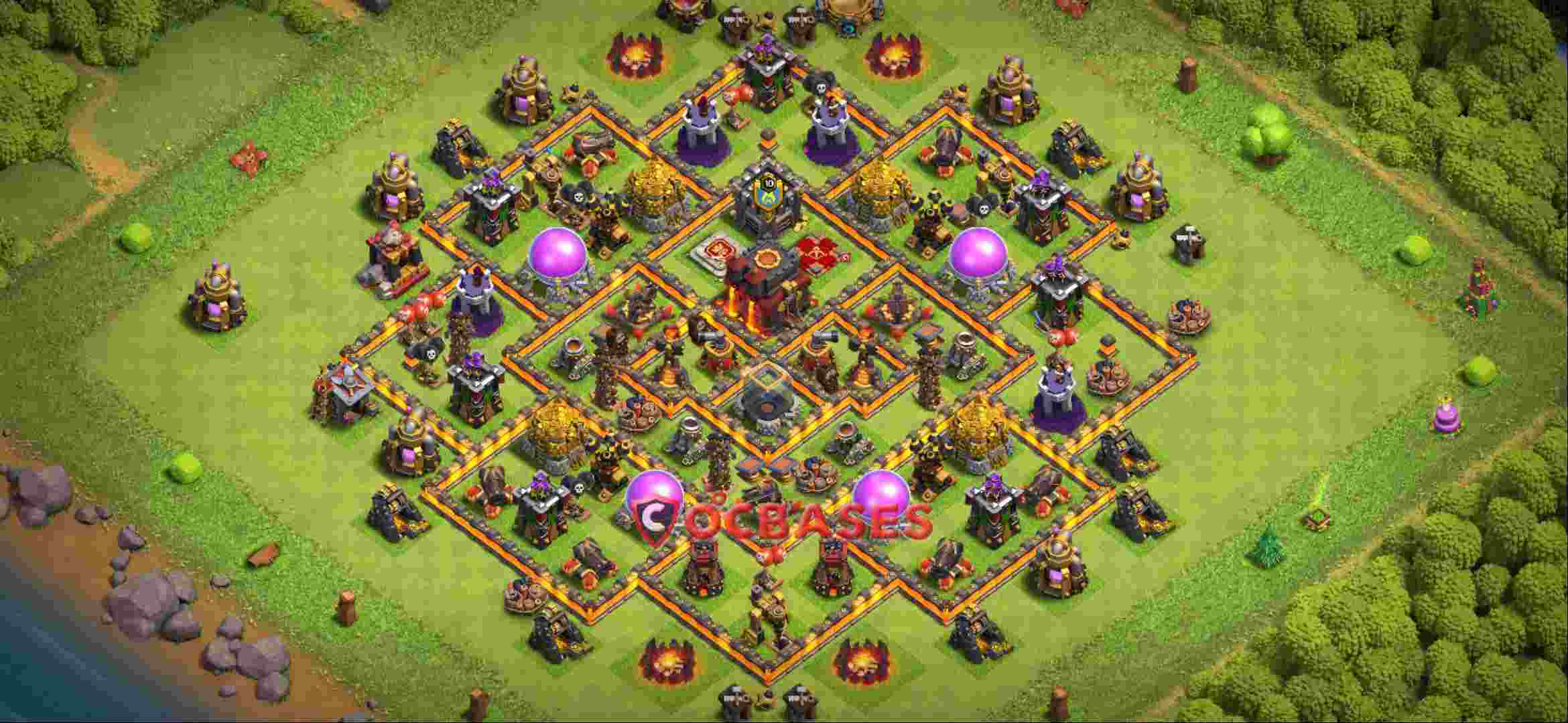 Town Hall 10 Base -farming – Layout id: ic0q6 base layout