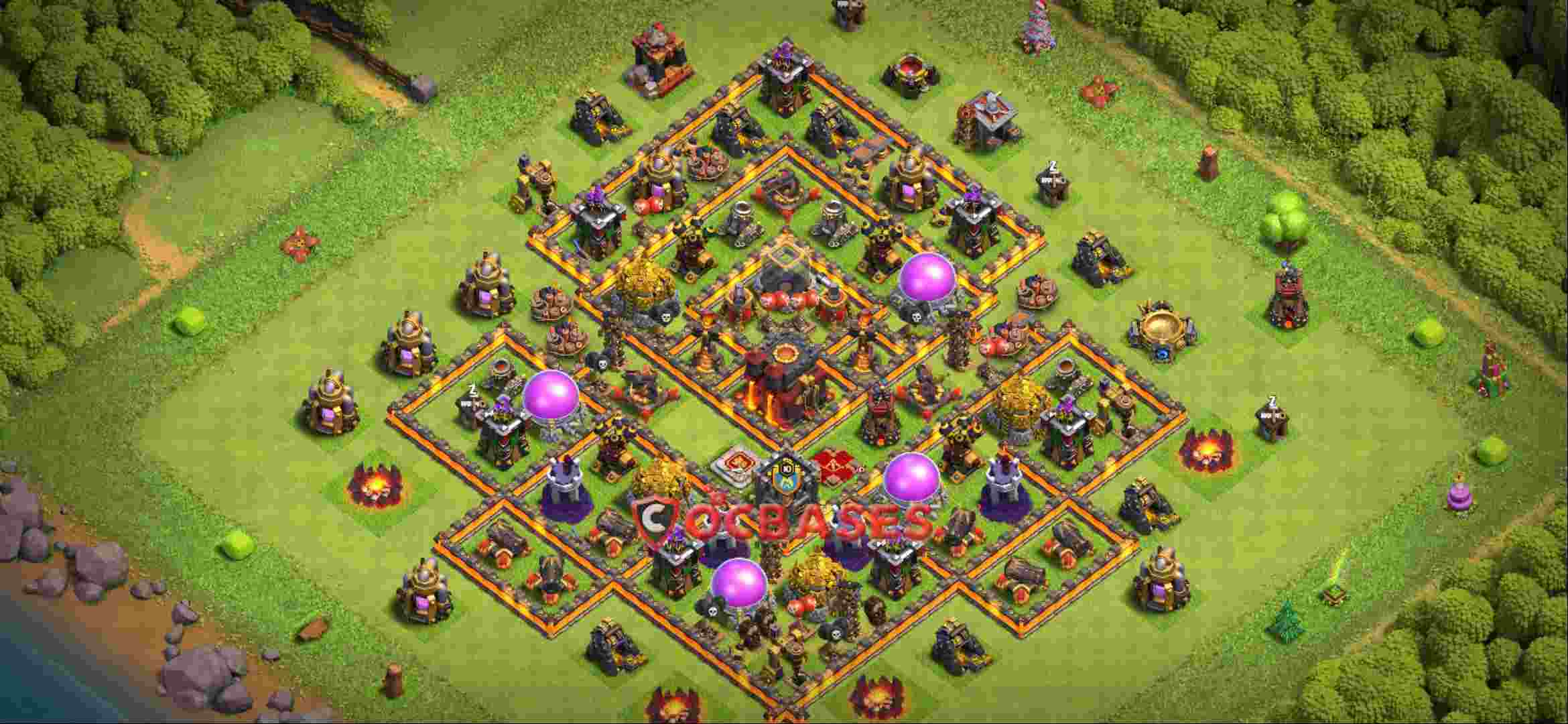 Town Hall 10 Base -farming – Layout id: 890tl base layout