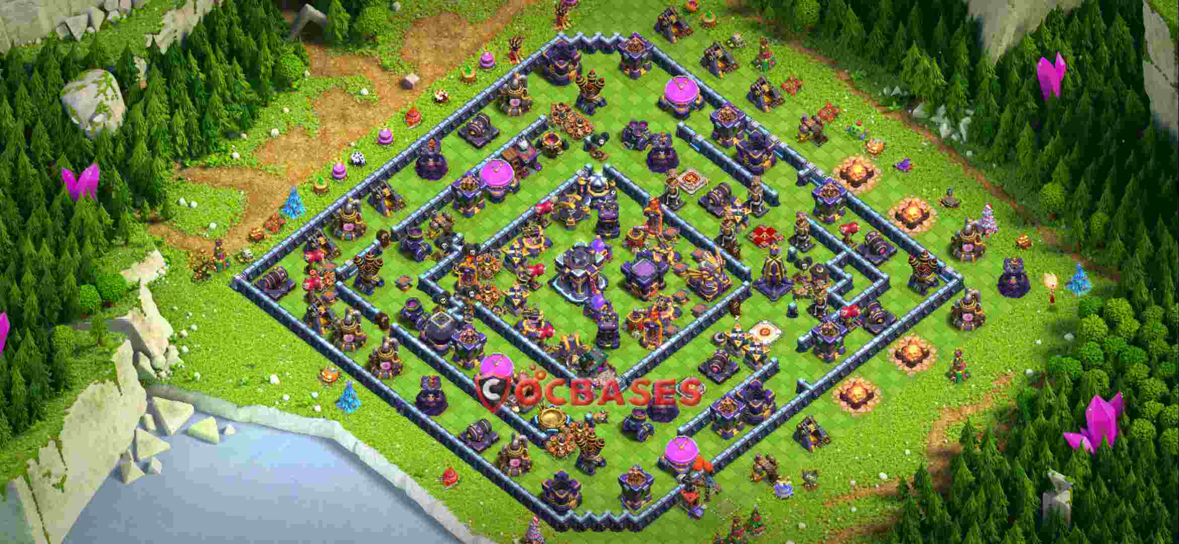 Town Hall 15 Base – Layout id: n7x3n base layout