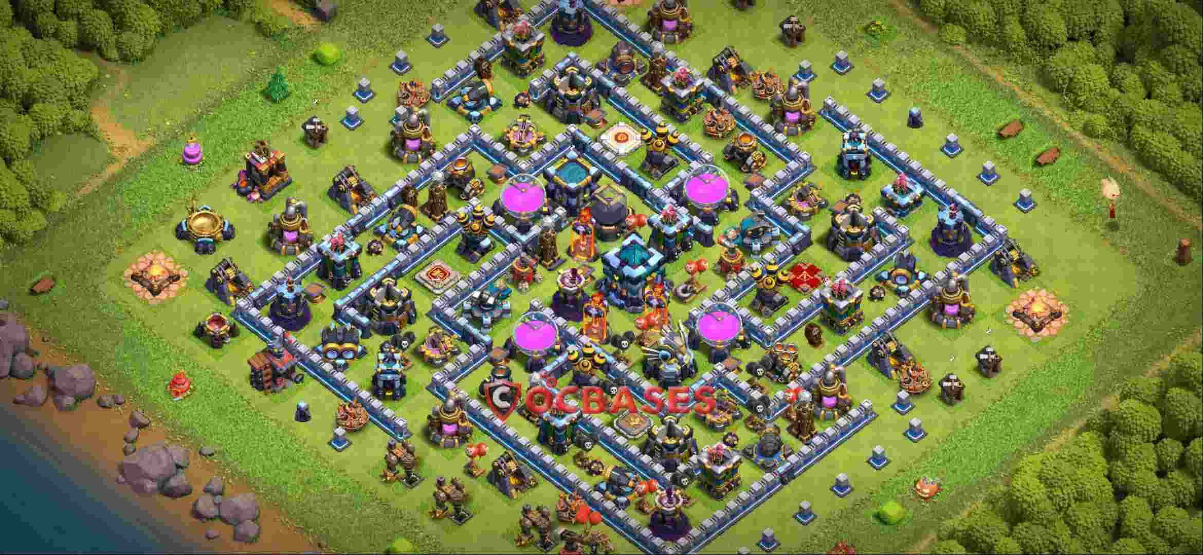 Town Hall 13 Base -farming – Layout id: zvg6w base layout