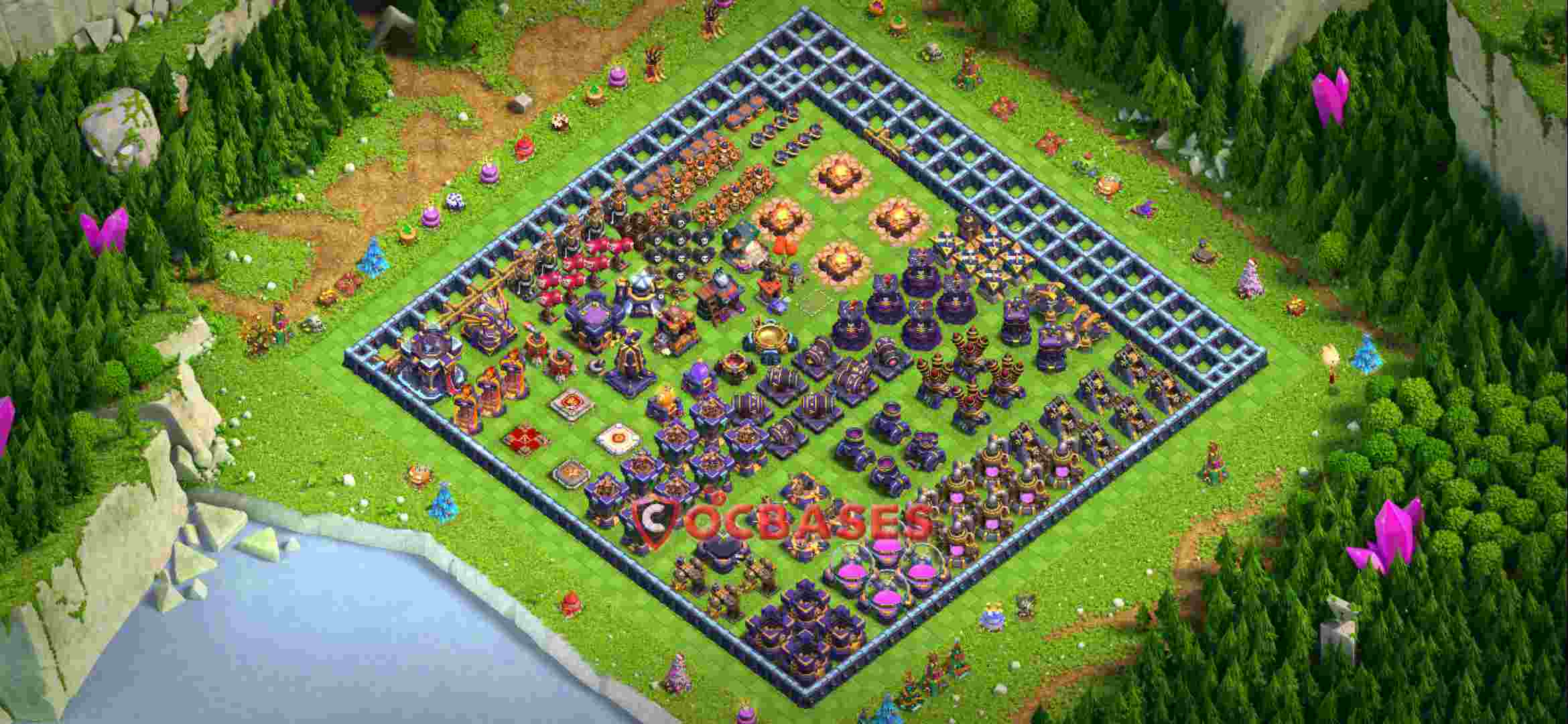 Town Hall 15 Base – Layout id: tw0xw base layout