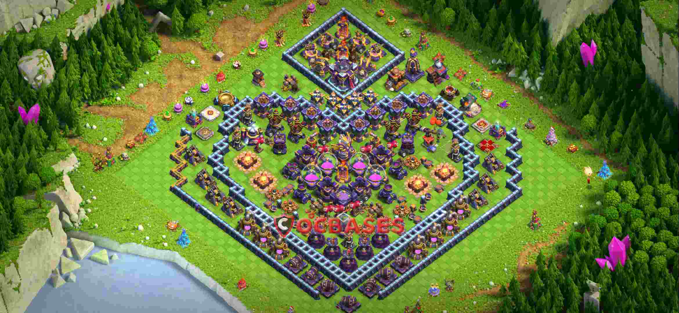 Town Hall 15 Base – Layout id: 6ju1a base layout