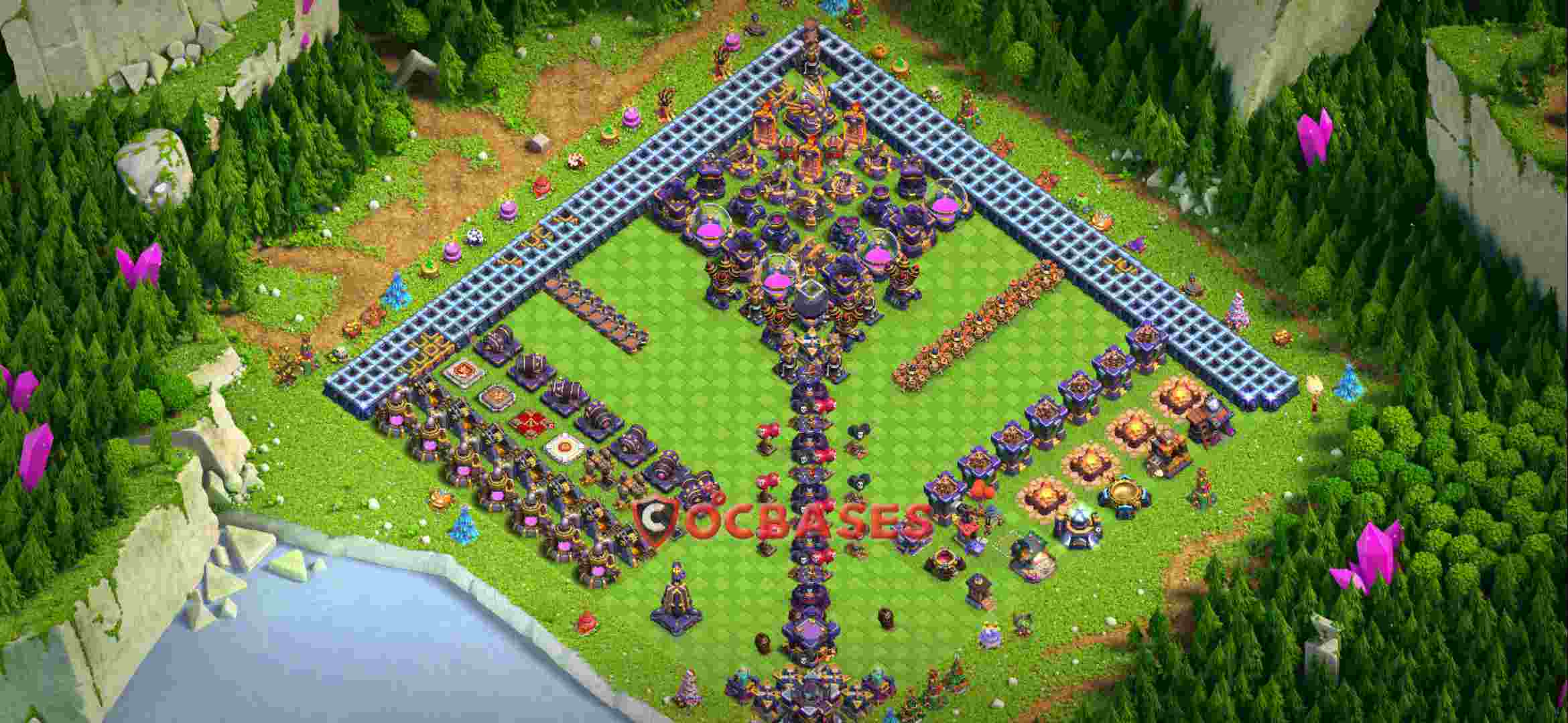 Town Hall 15 Base – Layout id: opx28 base layout