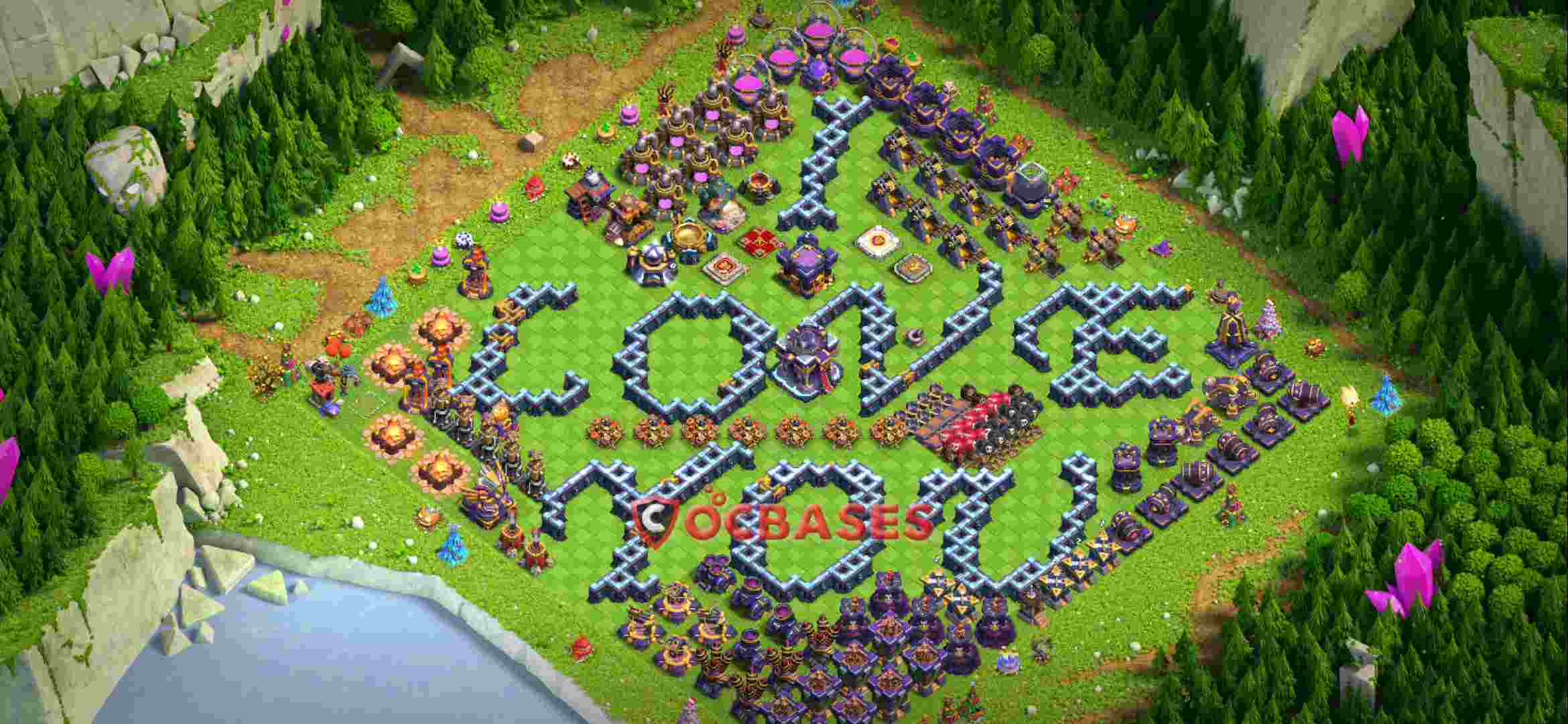 Town Hall 15 Base – Layout id: v013y base layout