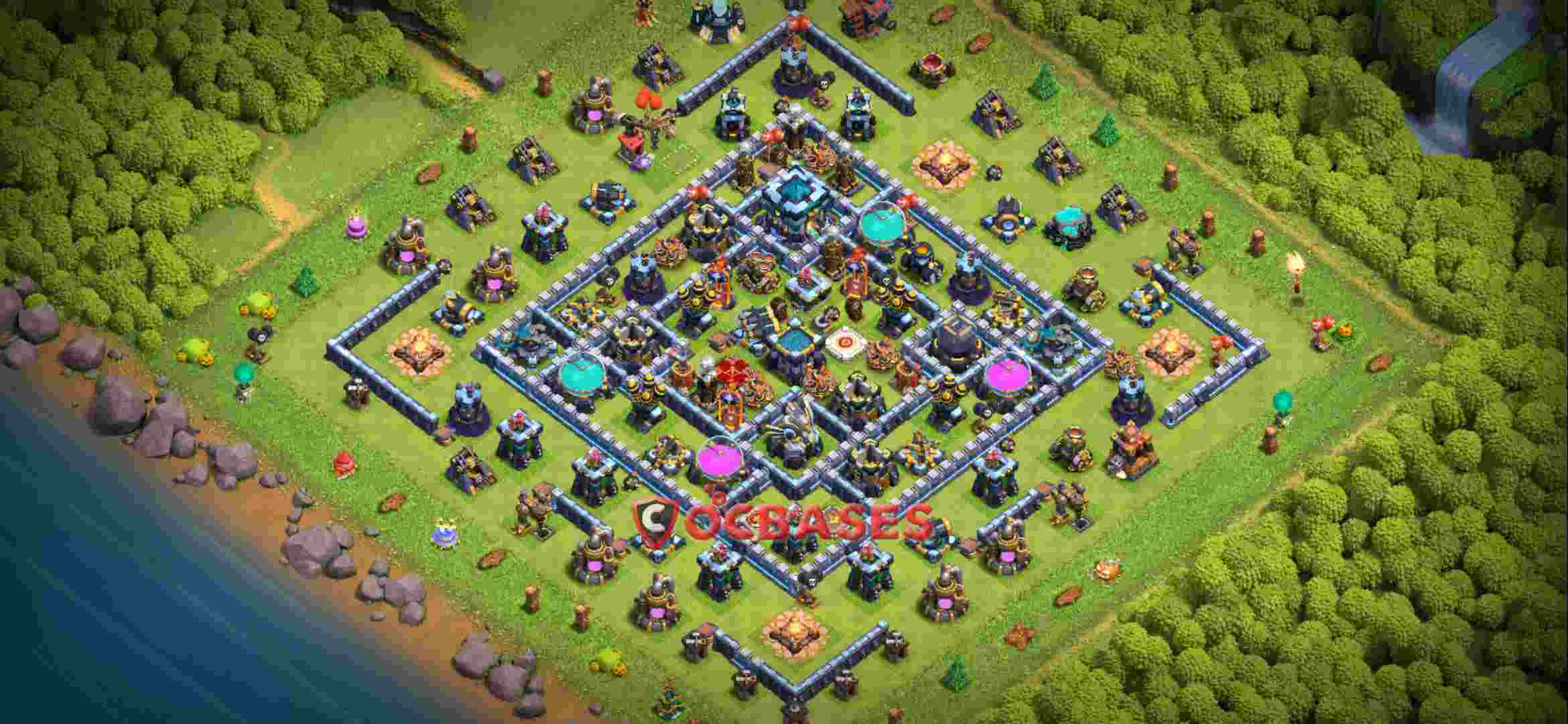 Town Hall 13 Base – Layout id: sd5zy base layout