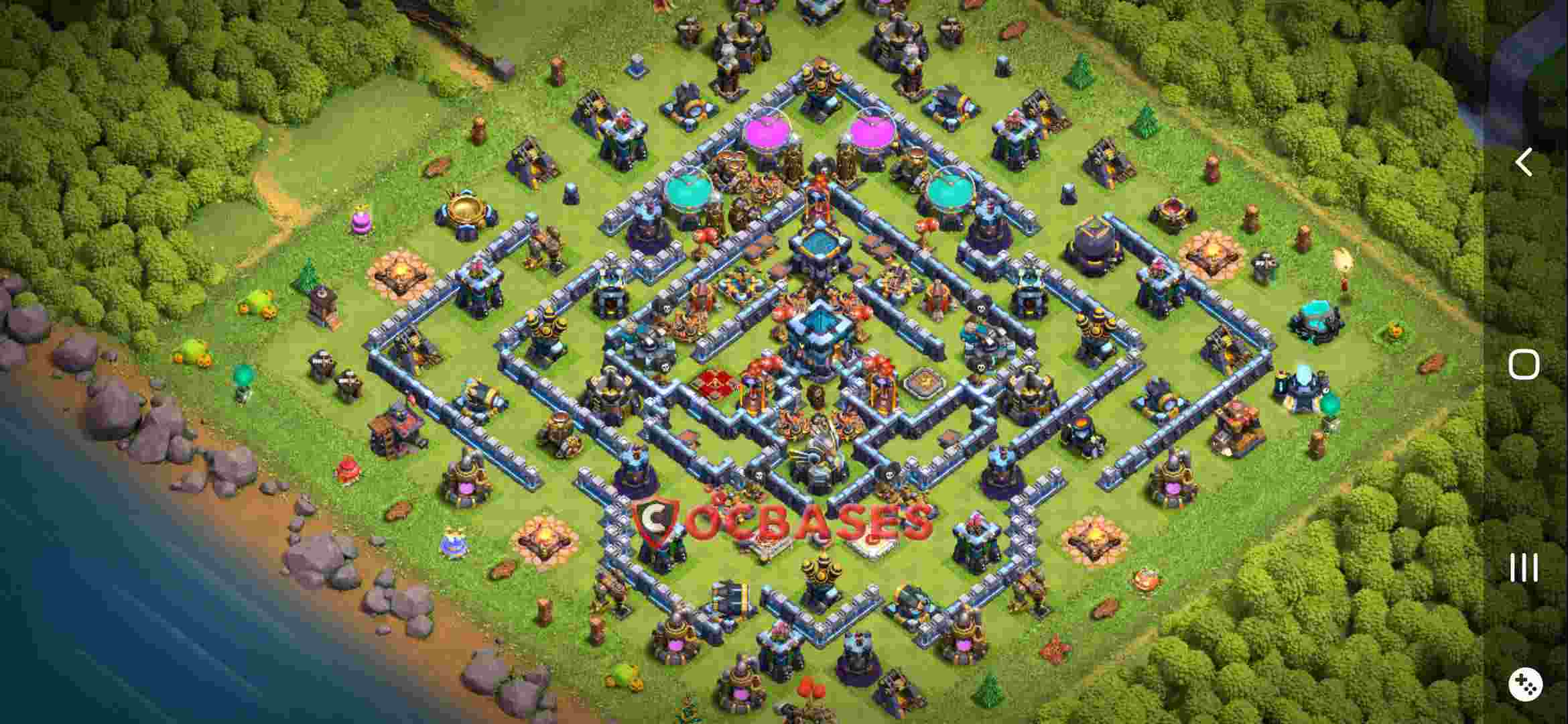 Town Hall 13 Base – Layout id: zuyv5 base layout