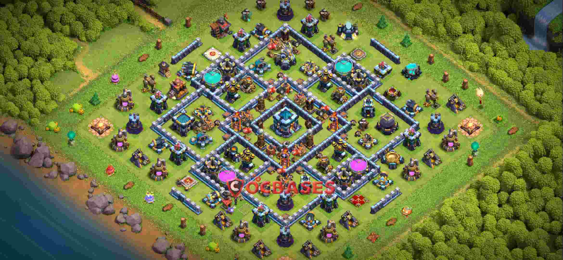 Town Hall 13 Base – Layout id: wc9ss base layout