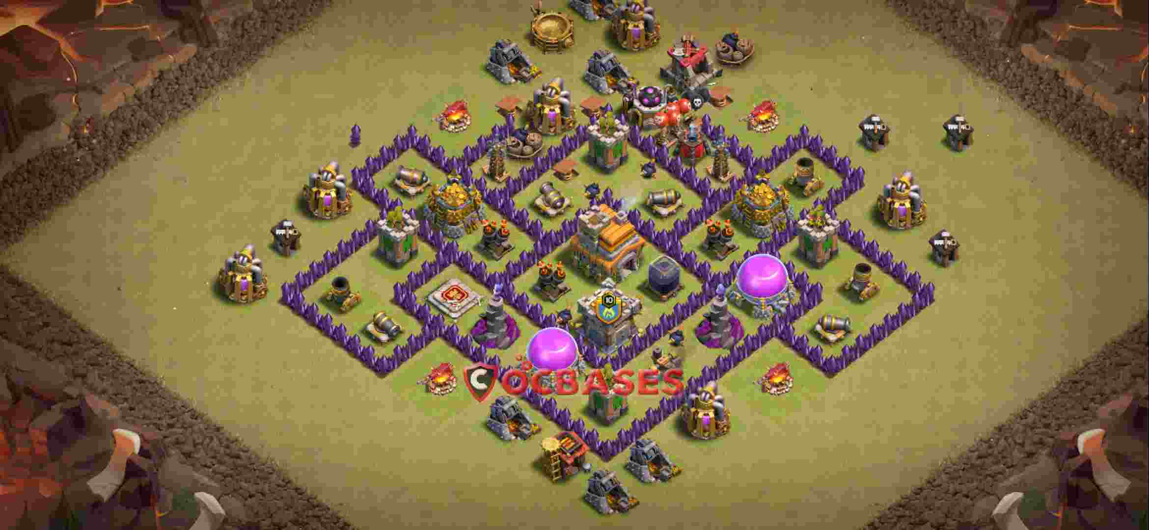Town Hall 7 Base – Layout id: cvaz8 base layout