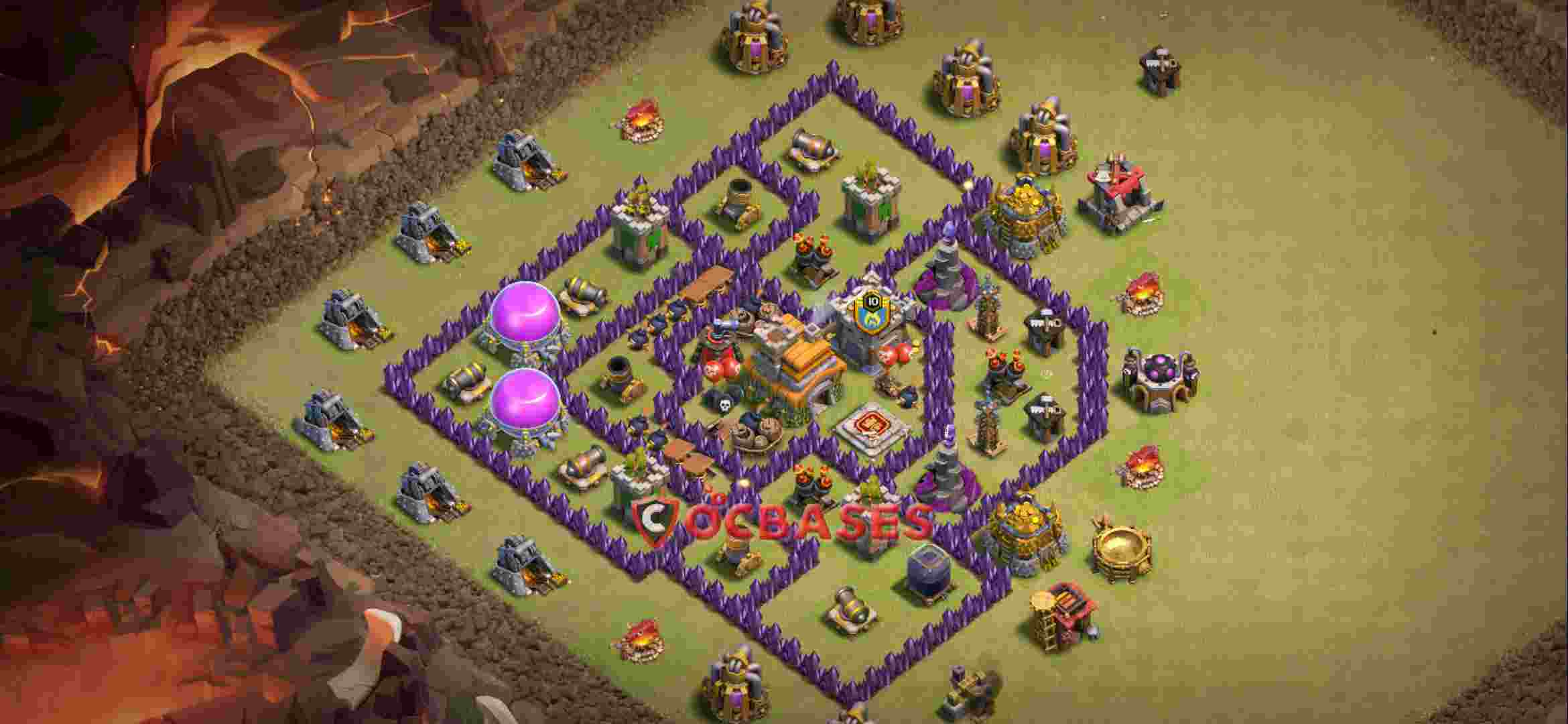 Town Hall 7 Base – Layout id: x884f base layout