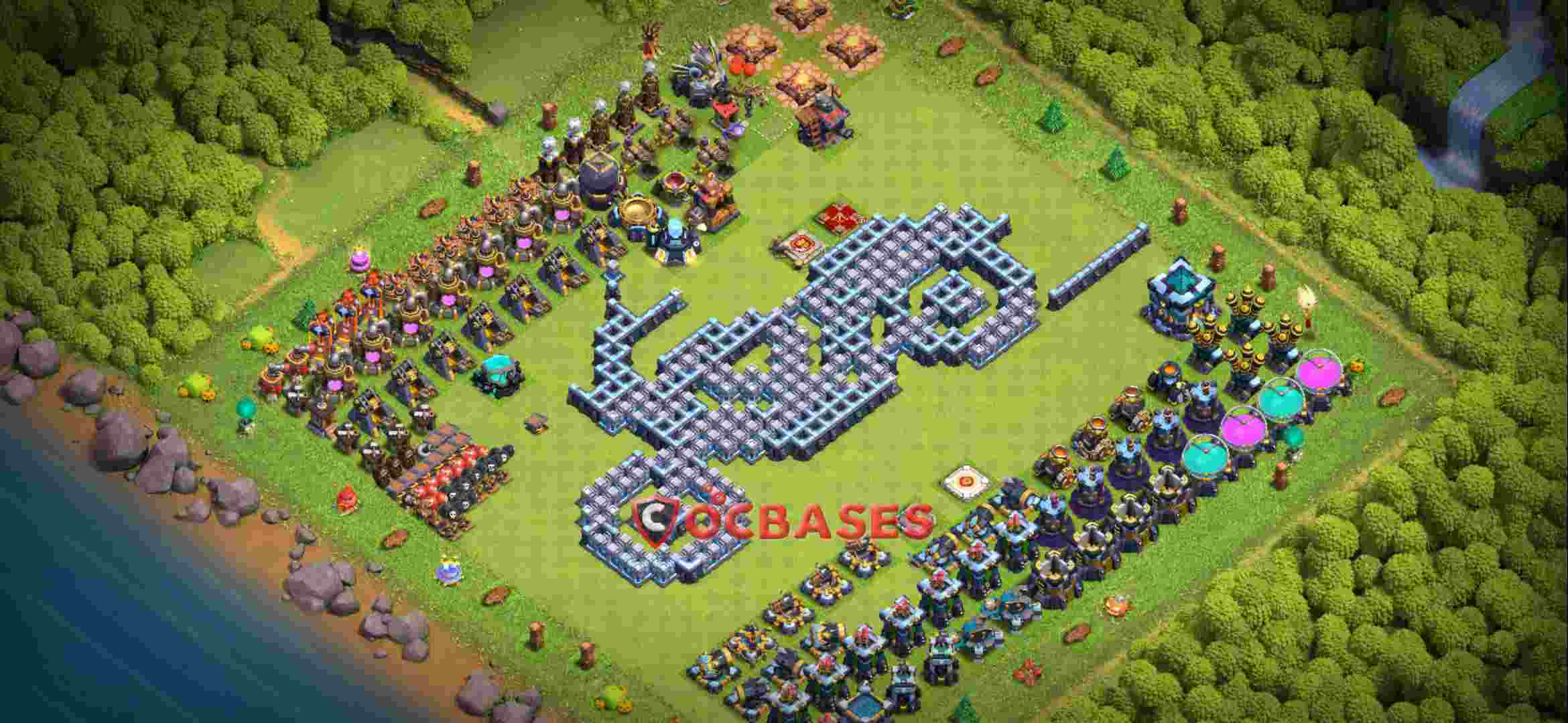 Town Hall 13 Base – Layout id: spm3f base layout