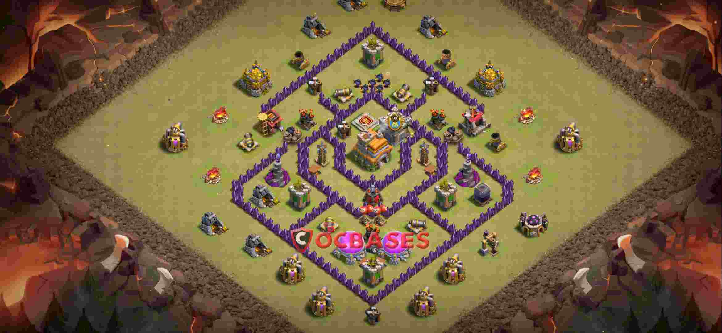 Town Hall 7 Base – Layout id: xwo0r base layout