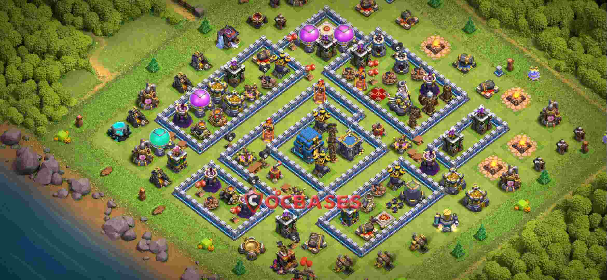 Town Hall 12 Base – Layout id: vnaha base layout