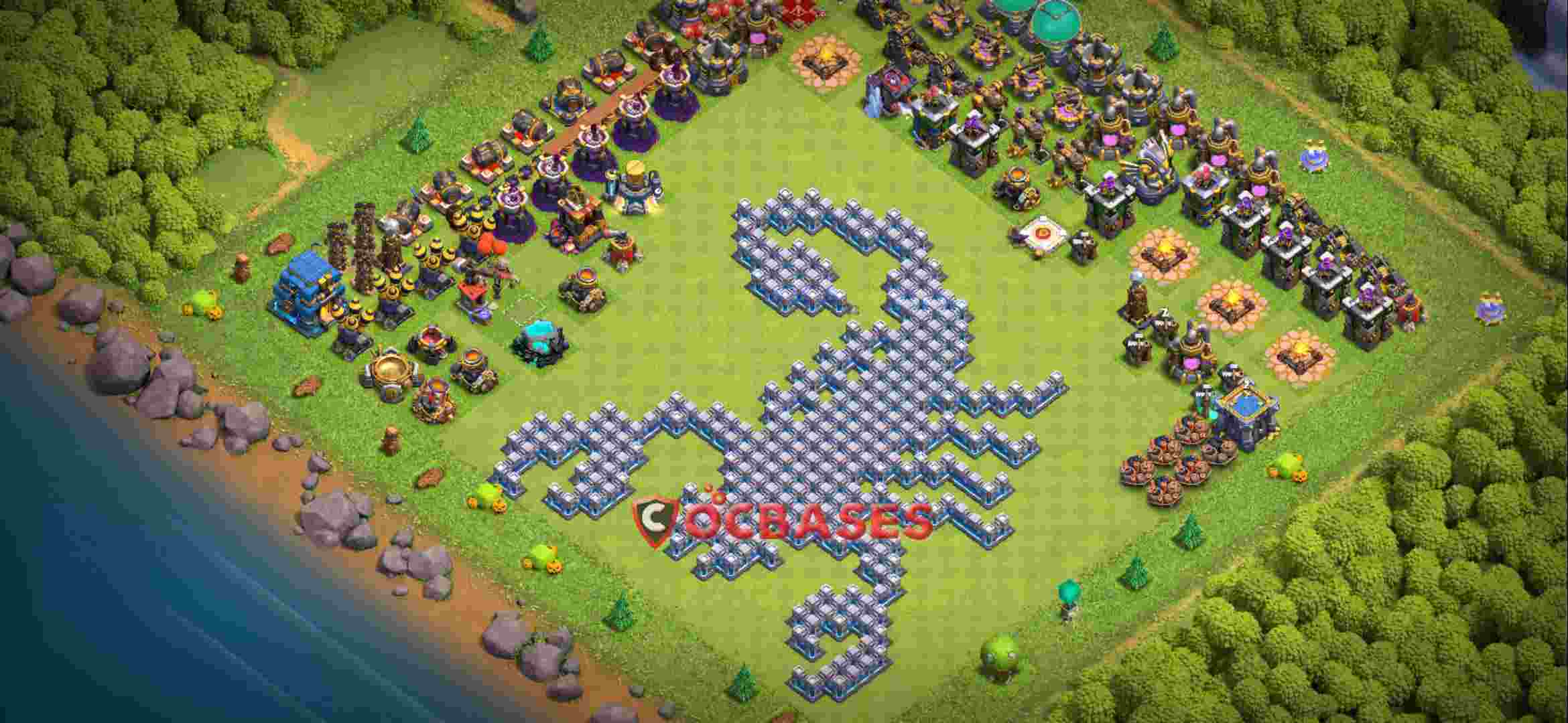 Town Hall 12 Base – Layout id: ijfux base layout