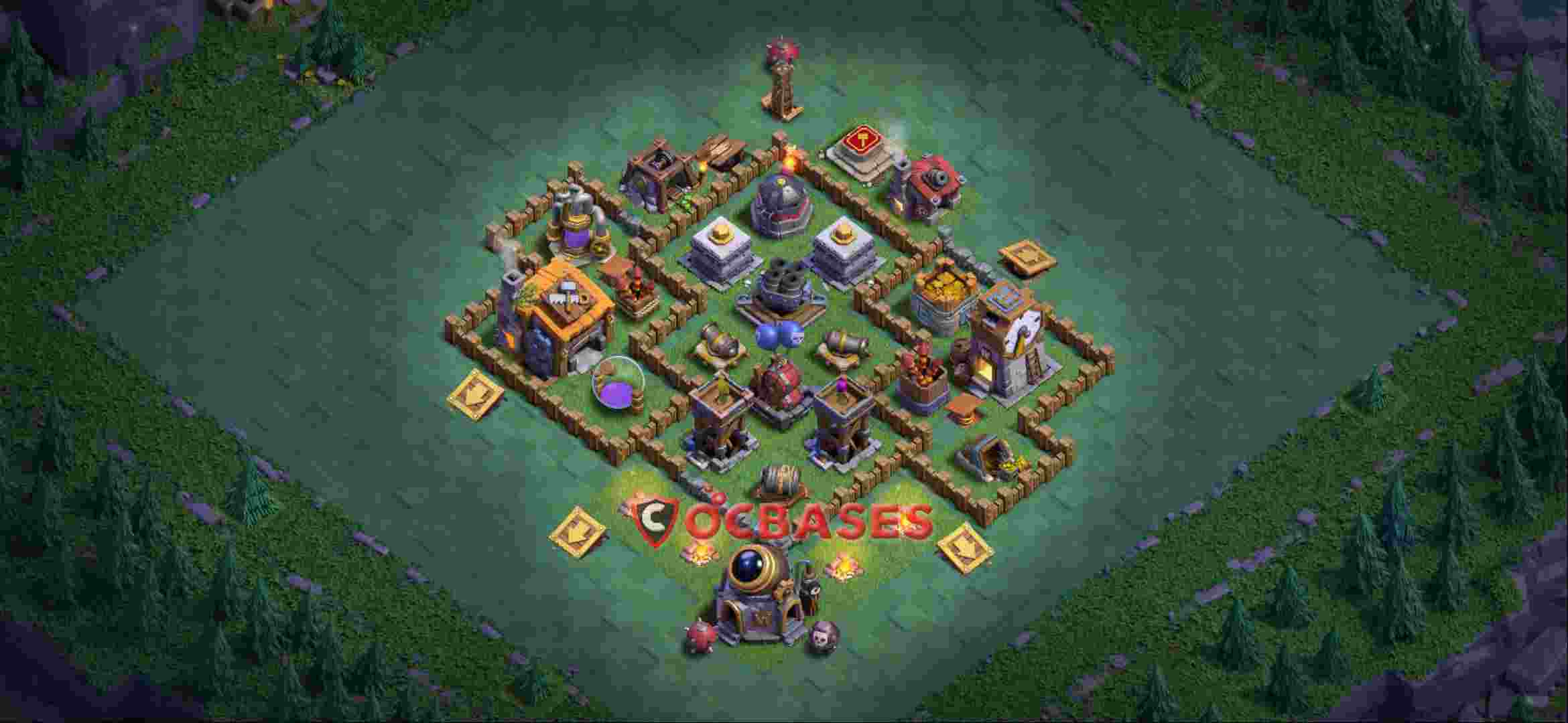 Builder Hall 7 Base -trophy – Layout id: ks03y base layout, image 2