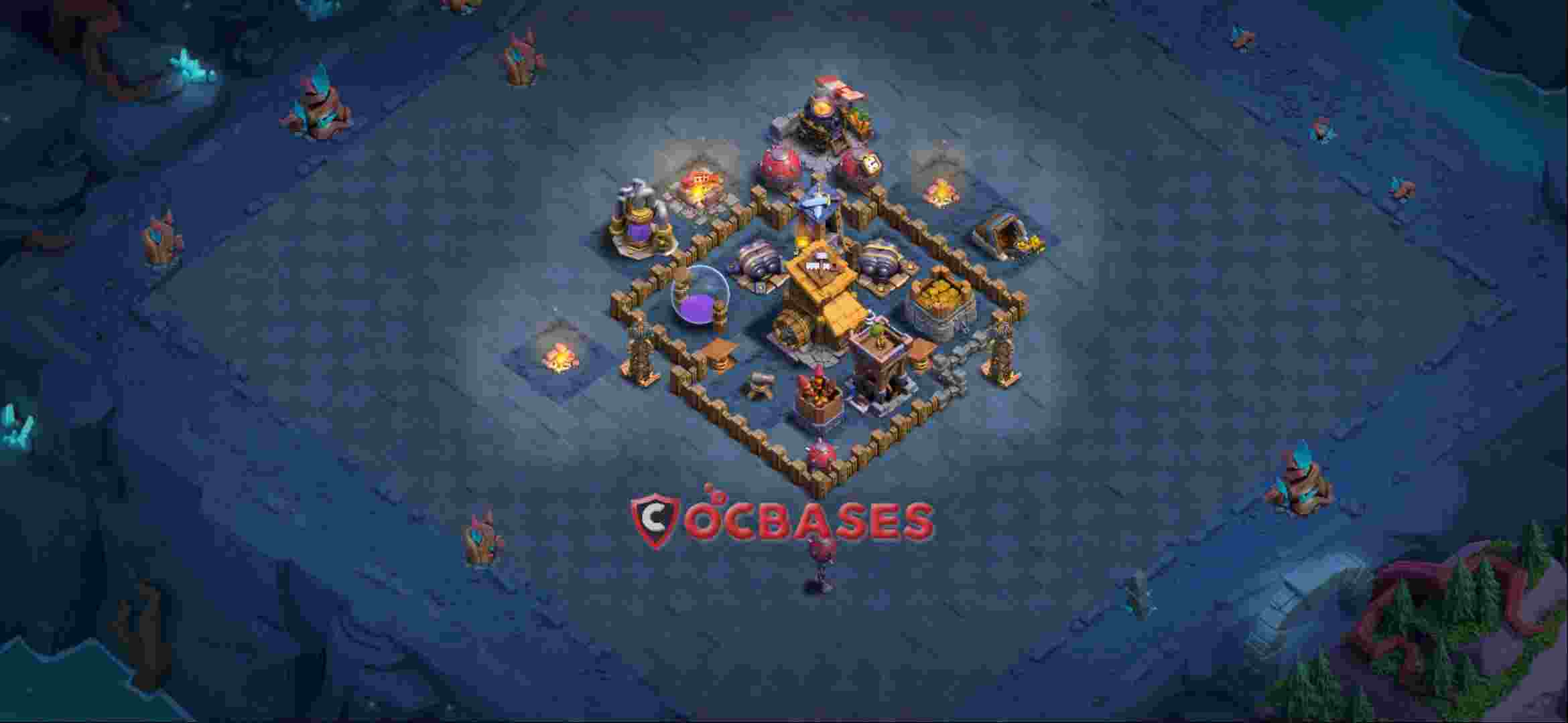 Builder Hall 7 Base -trophy – Layout id: ks03y base layout, image 1