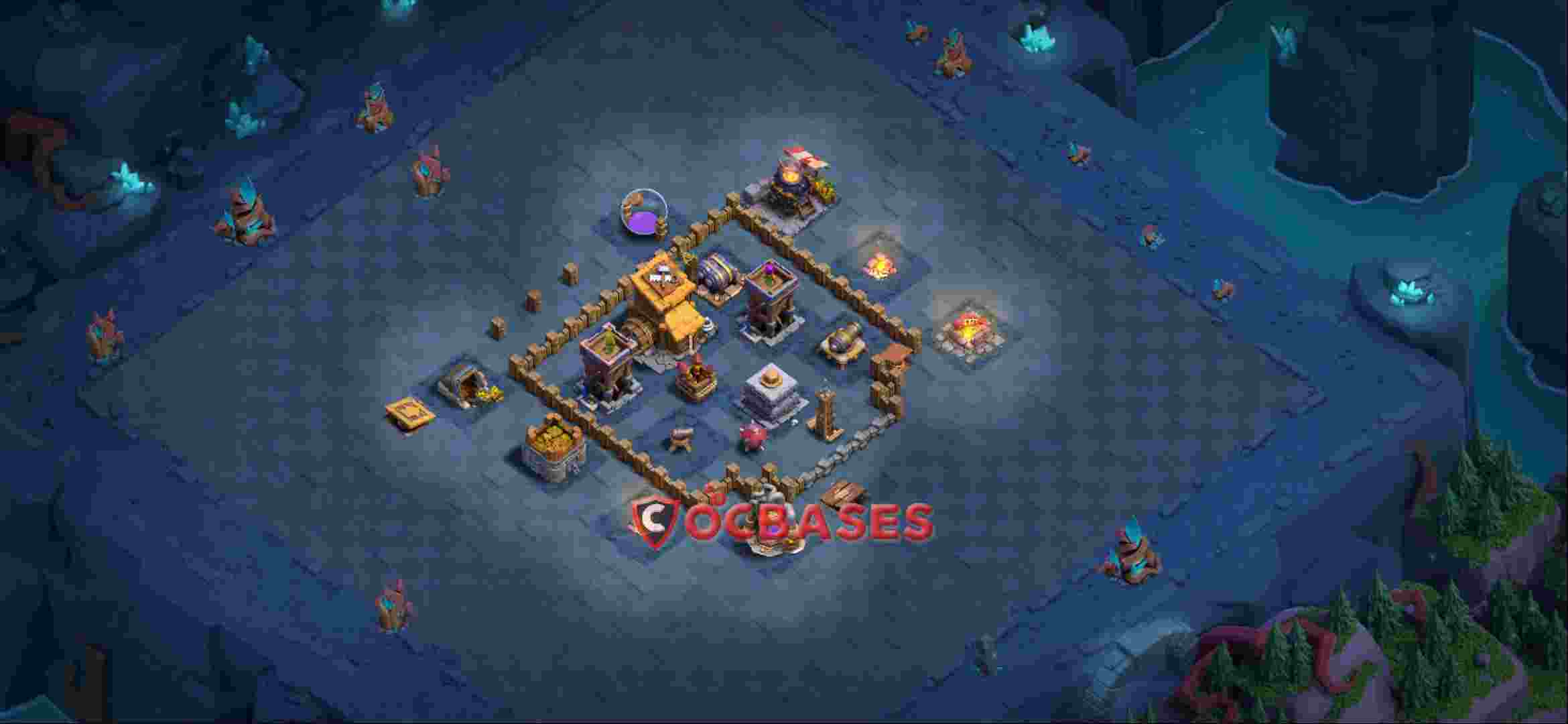 Builder Hall 7 Base -trophy – Layout id: mdujy base layout, image 2