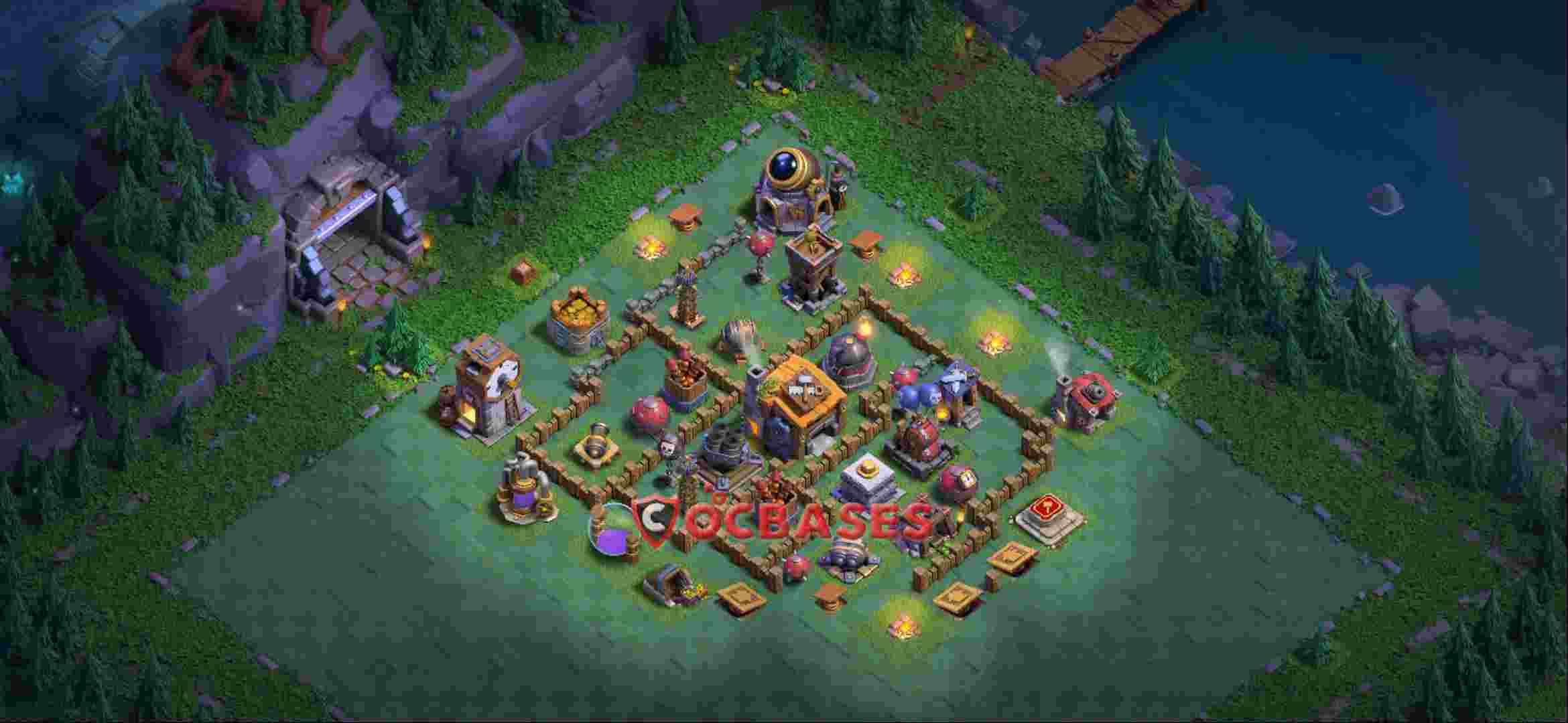 Builder Hall 7 Base -trophy – Layout id: mdujy base layout, image 1