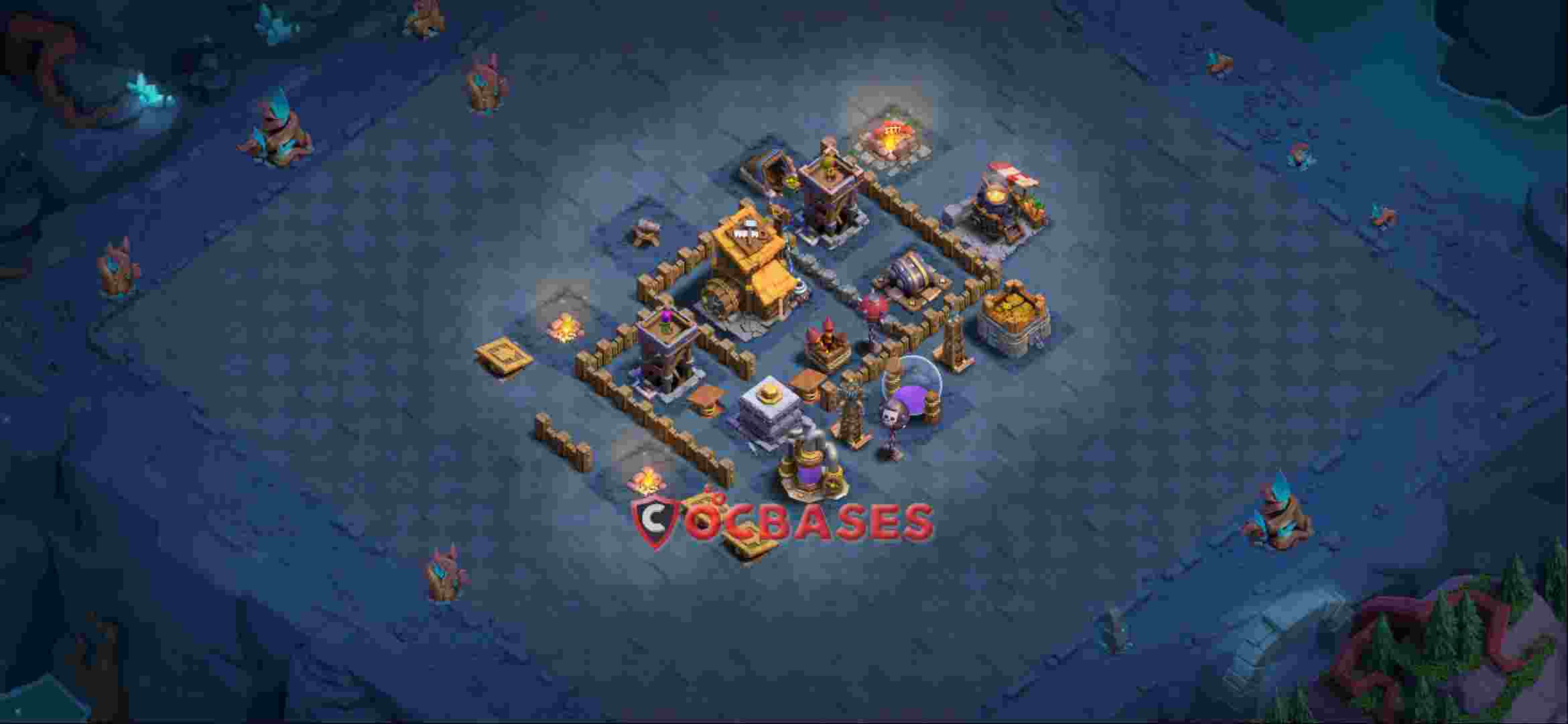 Builder Hall 7 Base -trophy – Layout id: vor5t base layout, image 2
